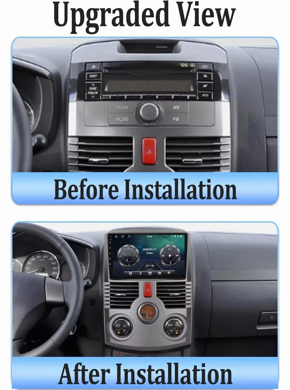 Car Stereo dla Toyota DAIHATSU TERIOS 2006-2016 9 Inch Android 15 Car Navigation with Mirror Link Swc For, 4 Core 4G+64G