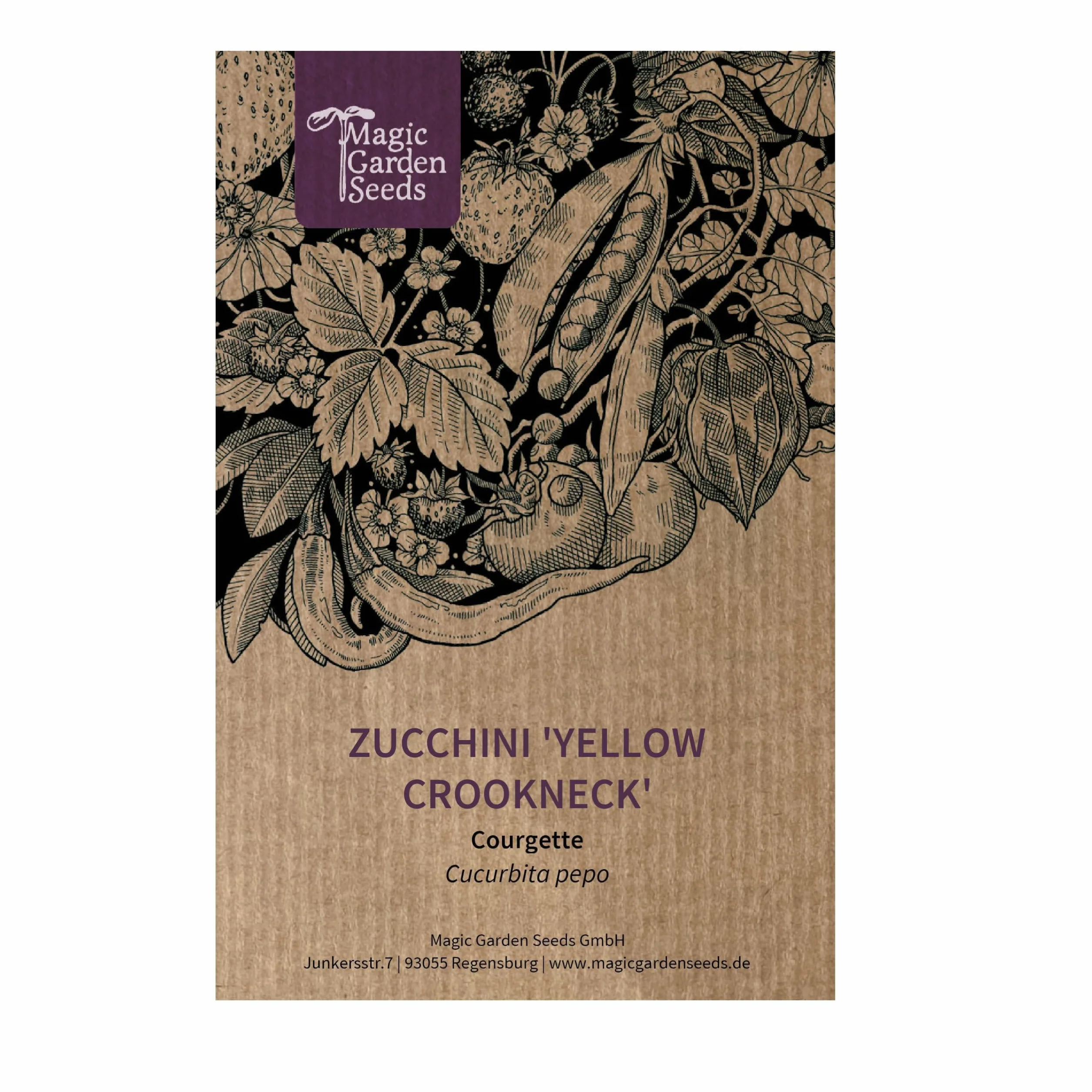Cukinia żółta Yellow Crookneck Cucurbita pepo nasiona stara amerykańska odmiana