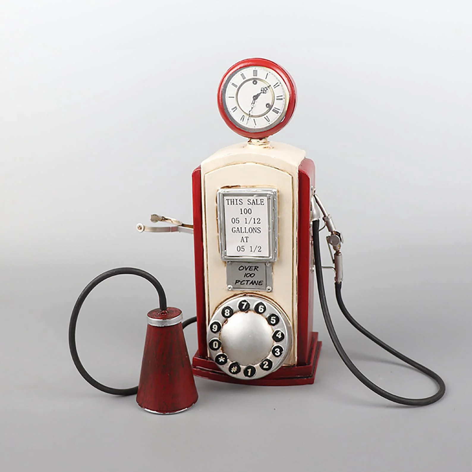 Vintage telefon staromodny telefon stacjonarny przewodowy telefony stacjonarne do domu vintage obrotowy telefon dekoracja biurko dekoracja