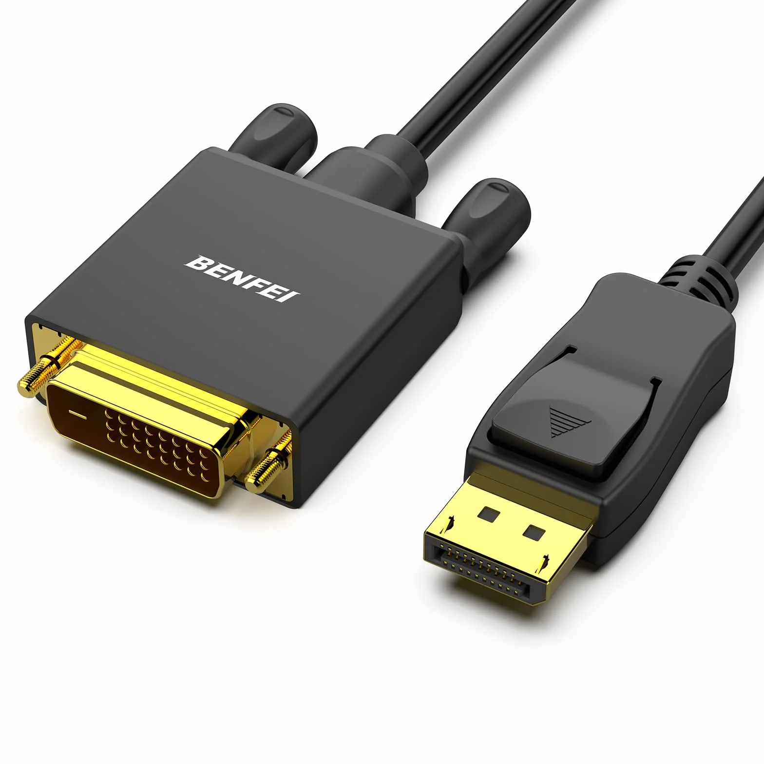 BENFEI Kabel DisplayPort do DVI o długości 10 stóp, adapter DisplayPort do DVI z męskiego na męskie, pozłacany kabel do Lenovo, Dell, HP i innych marek