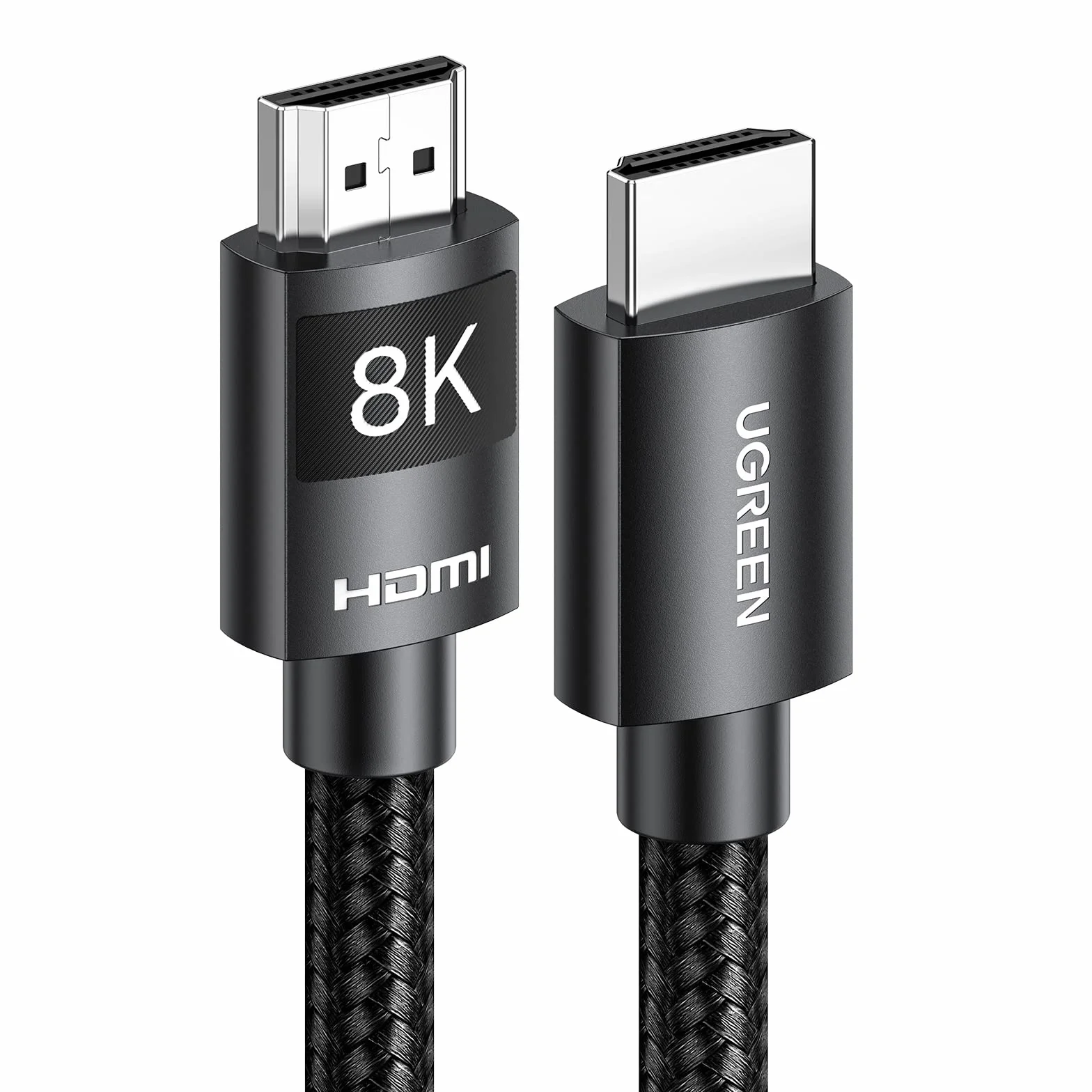 UGREEN Kabel HDMI 2.1 8K 4K Nylon 2M Obsługuje Dolby, HDR10+, eARC, 3D, kompatybilny z PS5