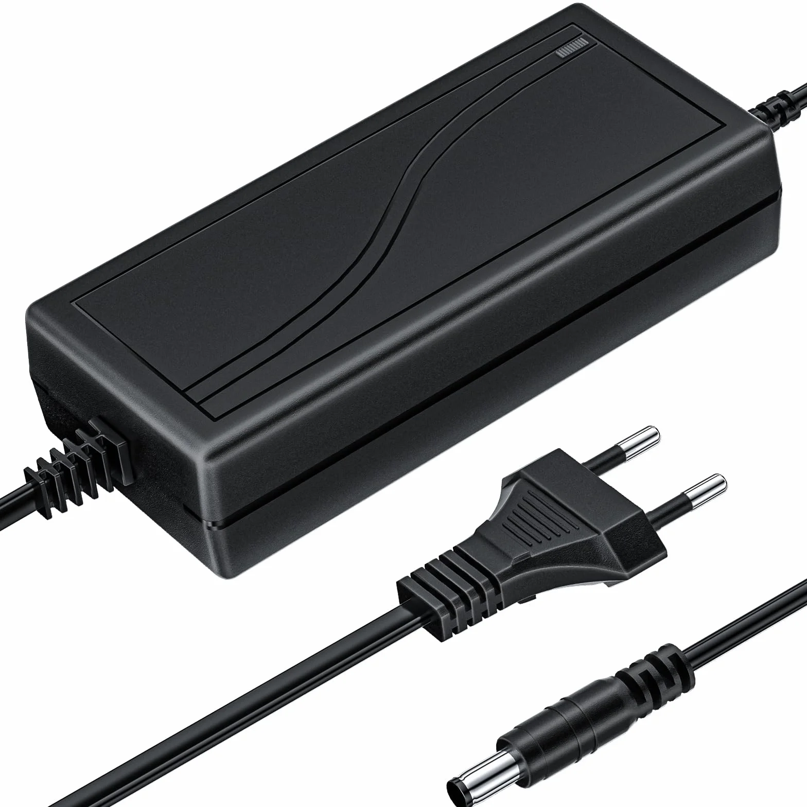 Starvortex Adapter 24V 72W 3A, adapter AC-DC 100-240 V na prąd stały 24 V, uniwersalna ładowarka z gniazdem DC, uniwersalny adapter do taśm LED routerów
