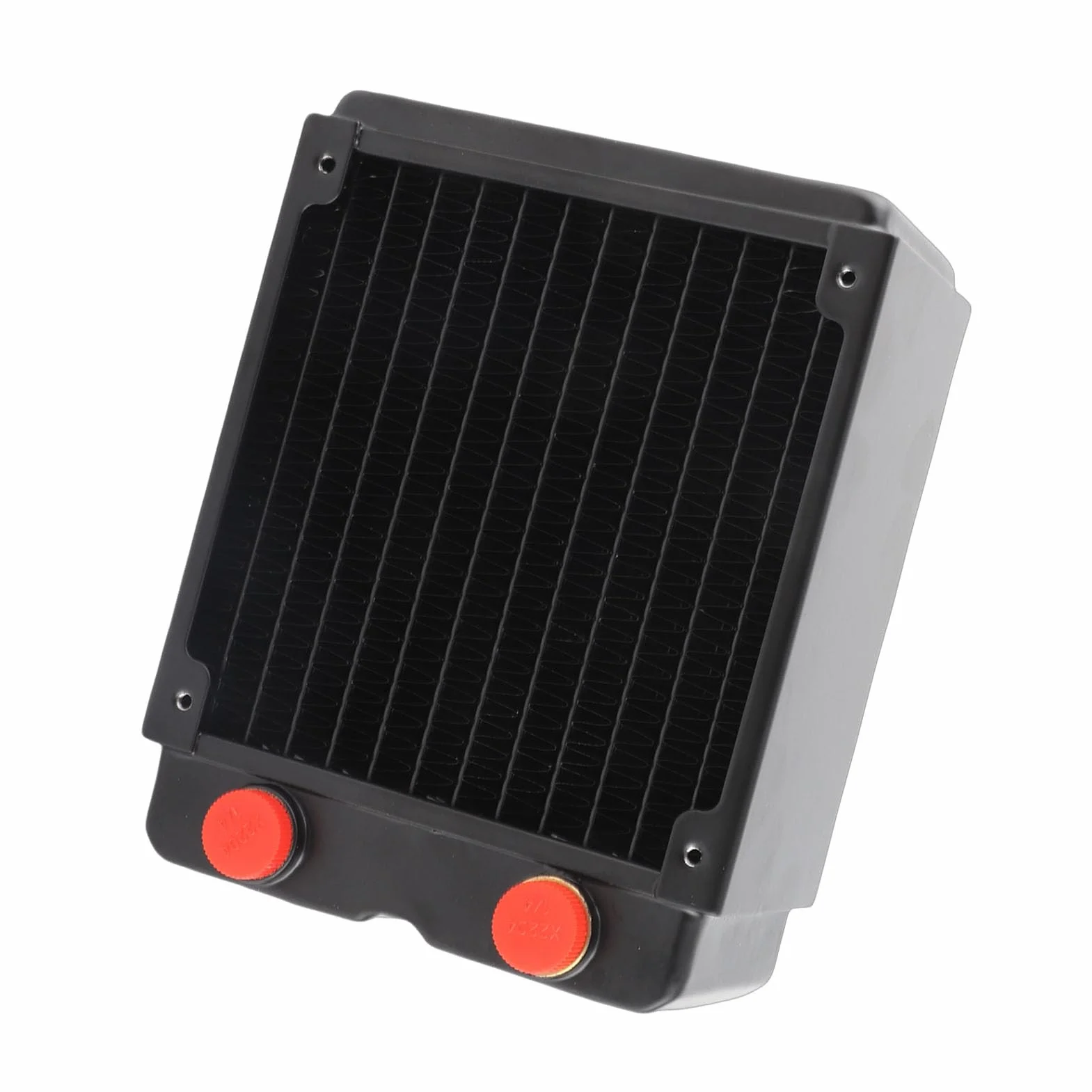 Generic Chłodzenie Wodne Komputera PC Chłodnica Miedziana z 12 Rurkami dla Wydajnych rozwiązań Chłodzenia Procesora 120 Mm