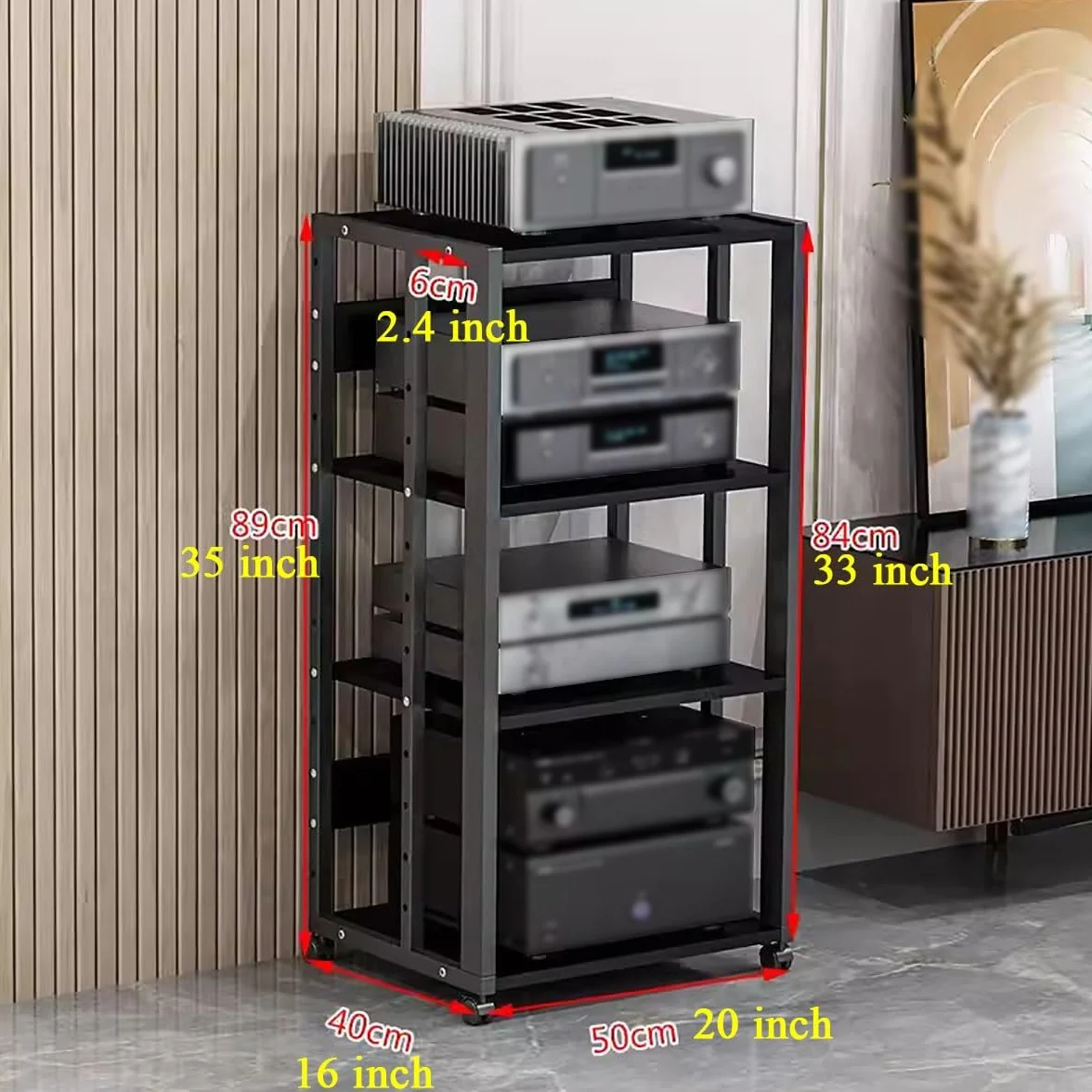 4-poziomowy narożny stojak na telewizor do kina domowego i biura, stojak do przechowywania multimediów stereo, konsola do płyt winylowych, szafka odbiornika CD, akcesoria do gier