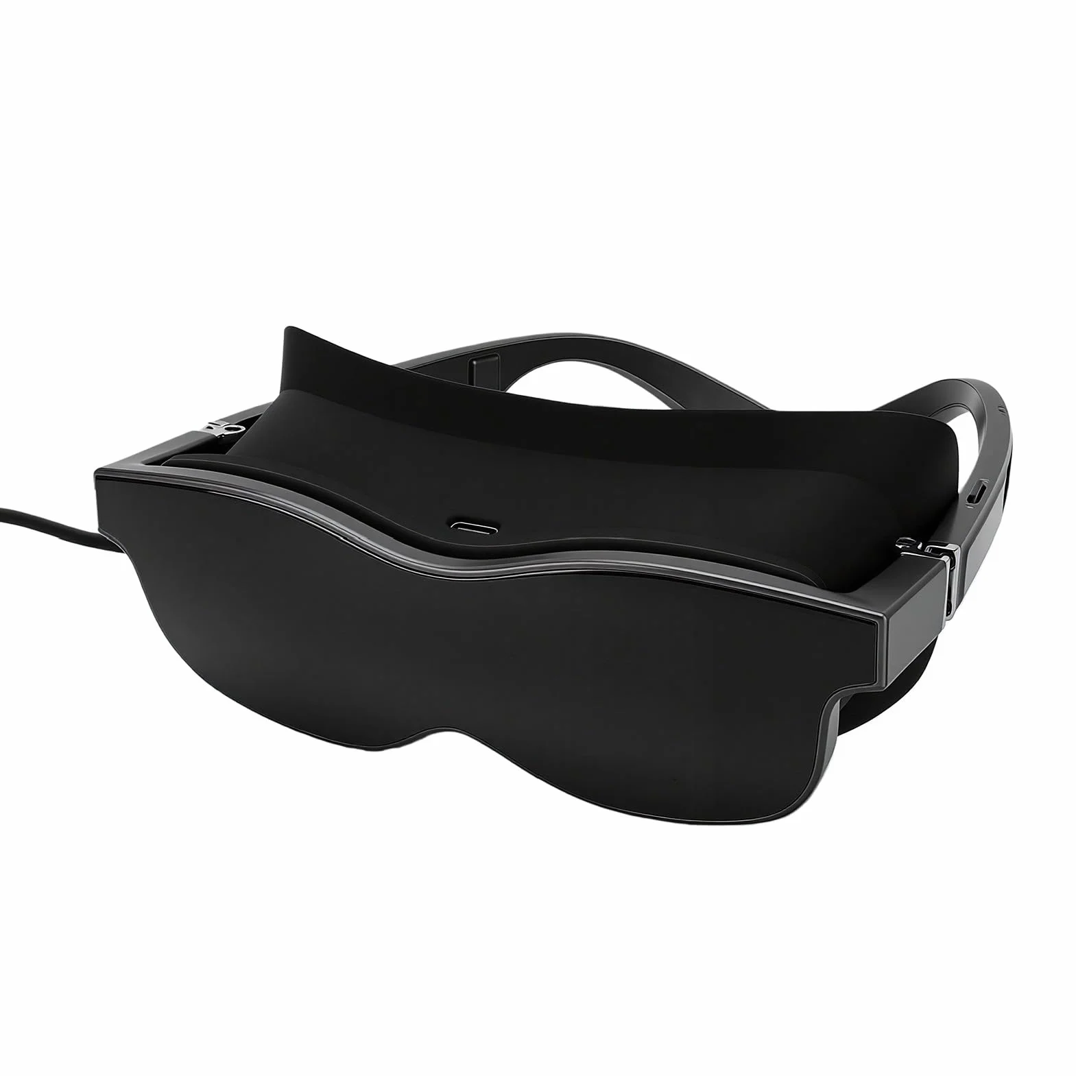 Okulary VR, Okulary 3D do Wirtualnej Rzeczywistości ze Słuchawkami do Oglądania Gier Filmowych, Pole Widzenia 70 Stopni, Wciągające Wrażenia Wizualne Wideo VR