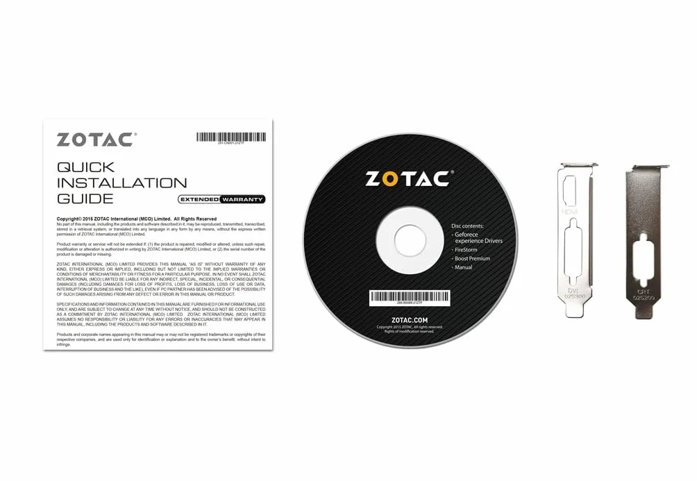VGA ZOTAC GeForce® GT710 2GB DDR3