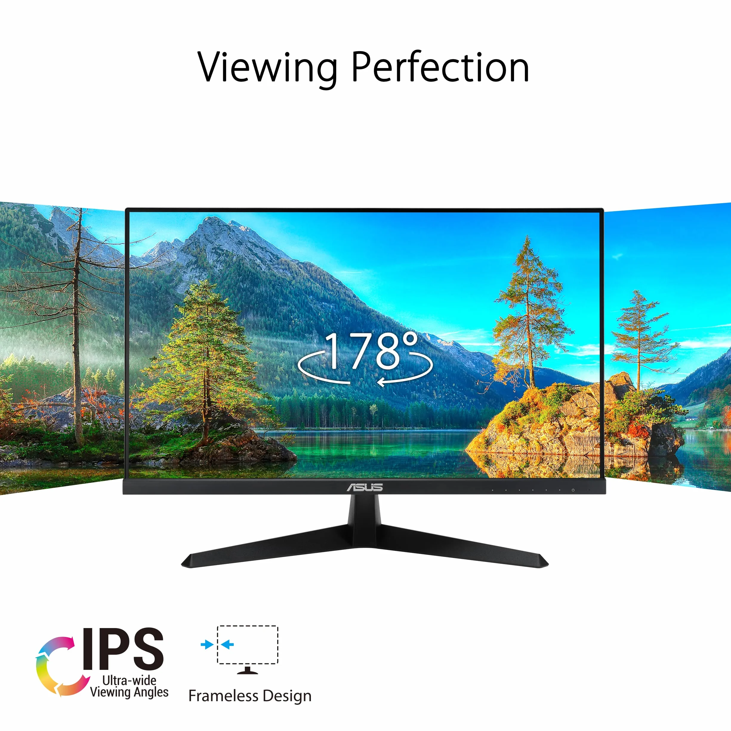ASUS VY249HGE monitor gamingowy, 24", Full HD, 144 Hz, 1 ms MPRT, FreeSync Premium, GameFast Input – panel IPS, Vesa 100 x 100, 16:9, 1920 x 1080, HDMI