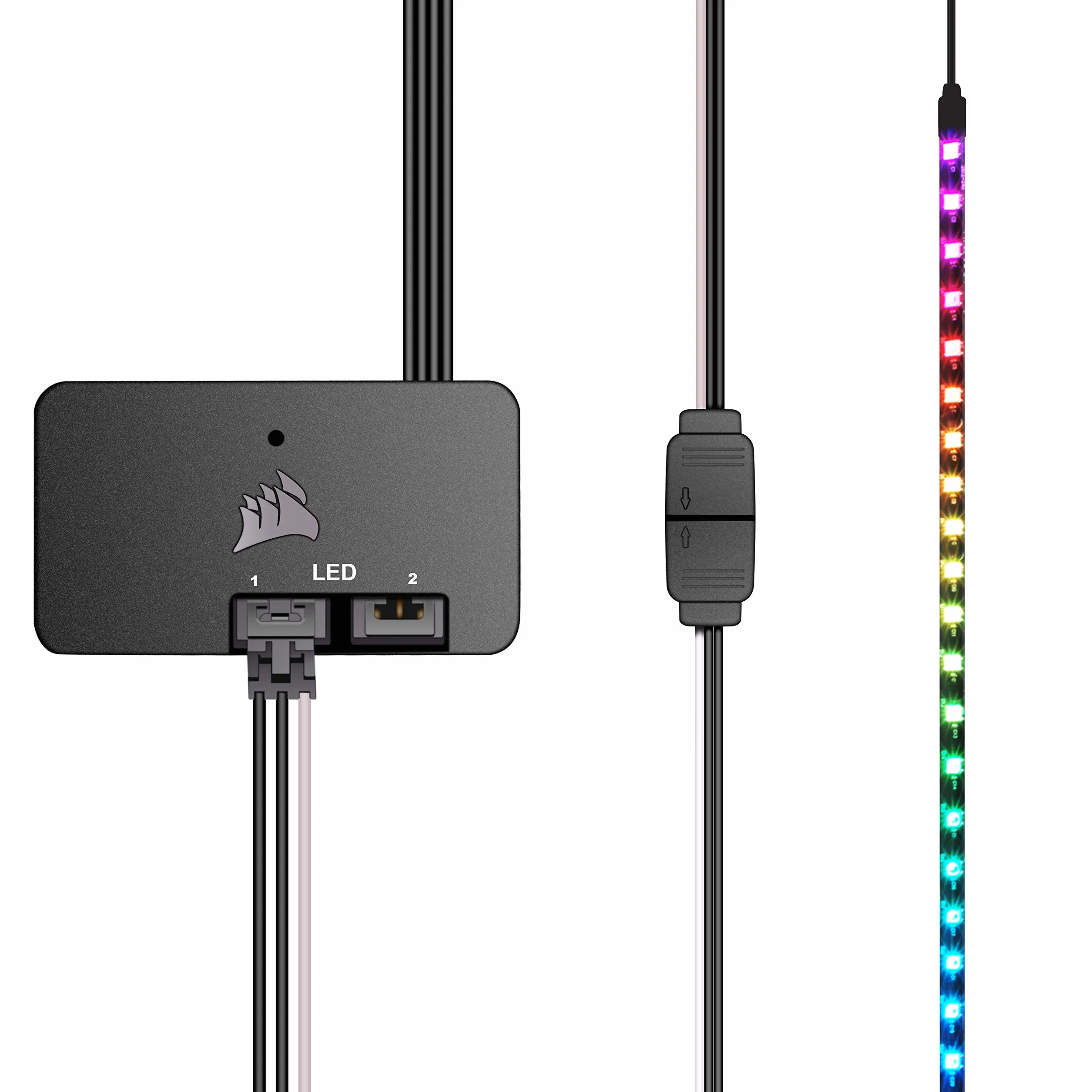 EZDIY-FAB Adapter kabel do Corsair Lighting Node Pro i ICUE Commander PRO, RGB, ARGB 5V, 3-pin