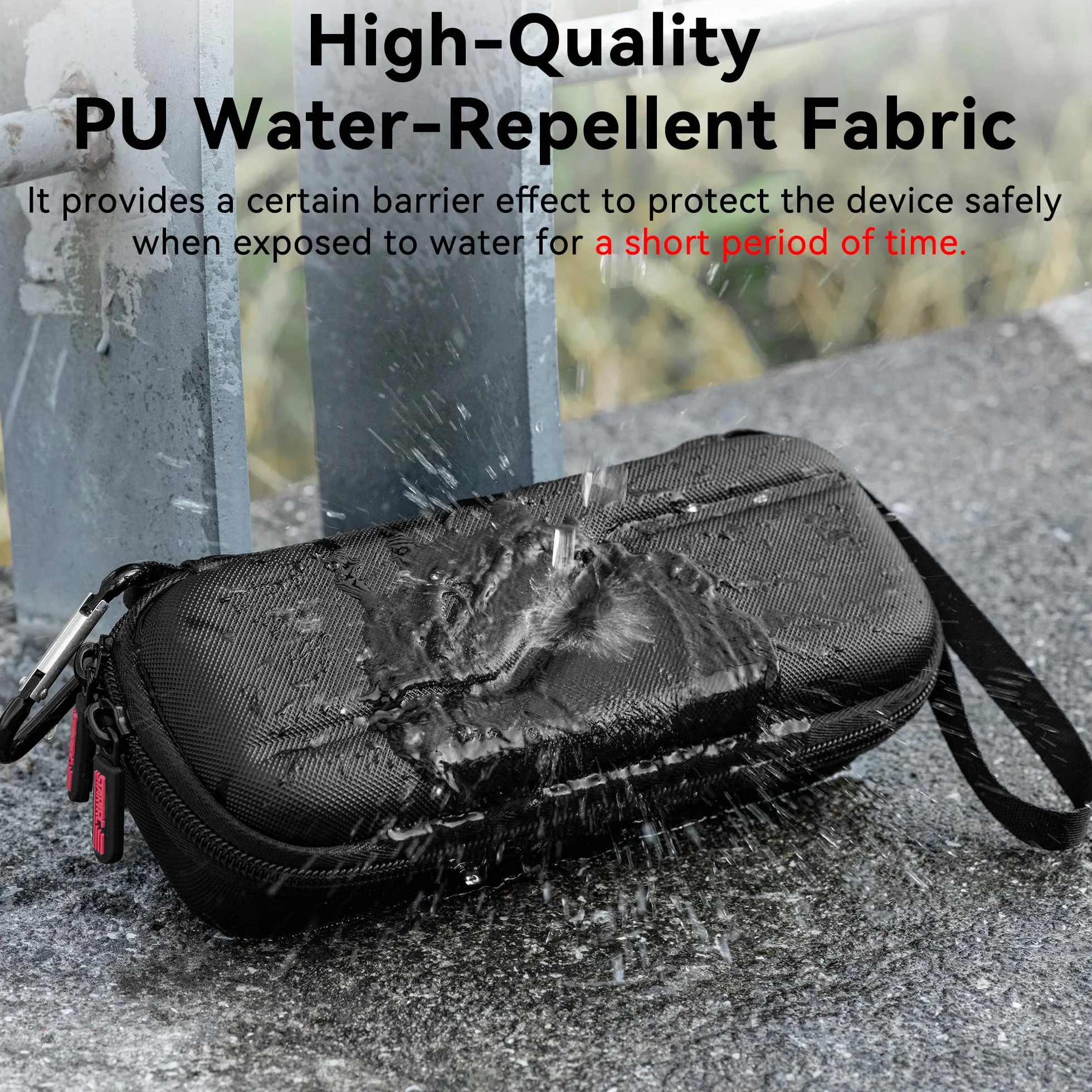 Osmo Pocket 4 Etui Transportowe Przenośna Twarda Torba Podróżna z PU Shell Ochronna Obudowa do DJI Osmo Pocket 4 Creator Combo Kamery z Paskiem na Ramię