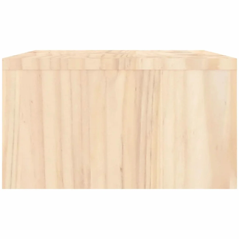 vidaXL Podstawka na monitor, 100x27x15 cm, lite drewno sosnowe, podkładka pod monitor, półki na klawiaturę, półki pod klawiaturę, półka na klawiaturę