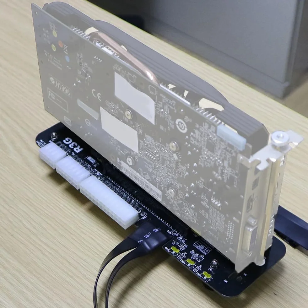 R43SG M.2 Nvme PCIe4.0X4 karta graficzna zewnętrzna stacja dokująca akcesoria zamienne do NUC/ITX / / laptopa 50 cm