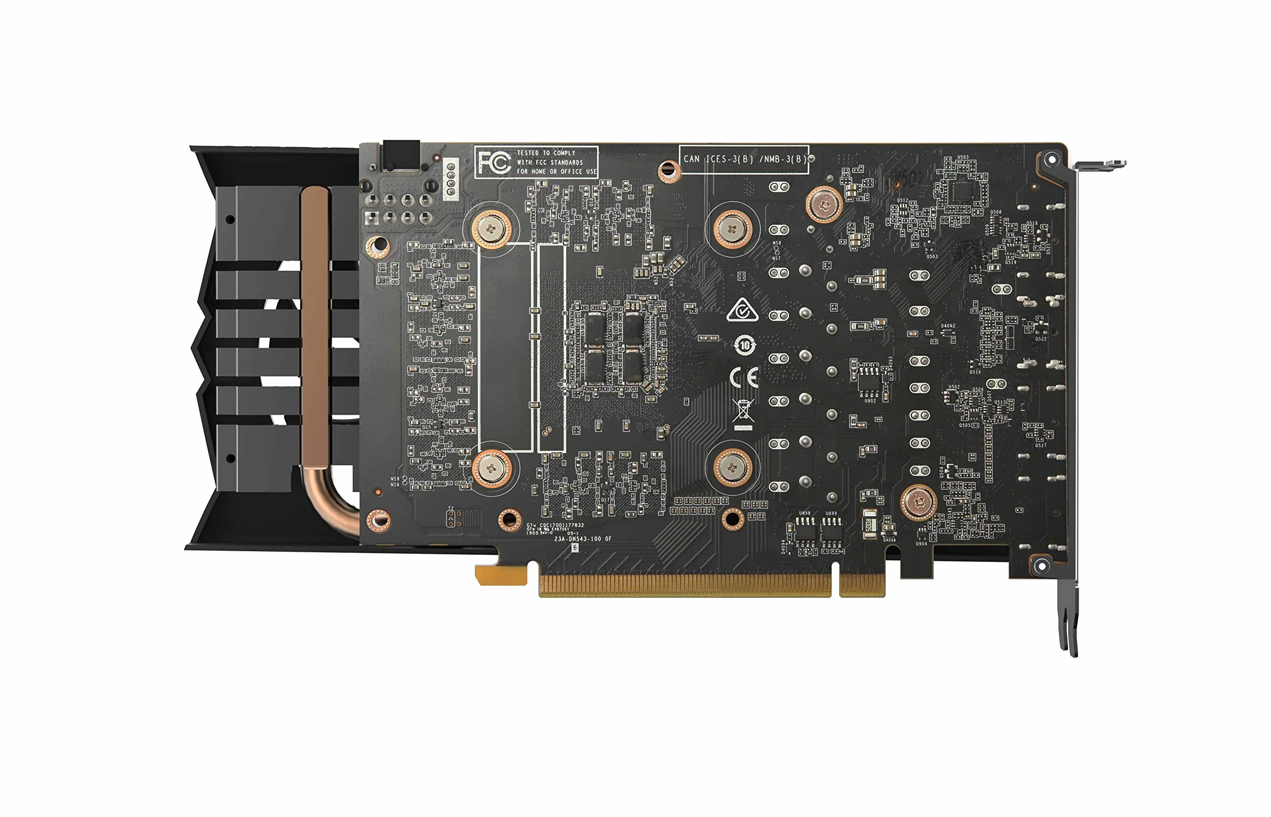 Zotac Gaming GeForce GTX 1660 6GB GDDR5 192-bitowa karta graficzna, super kompaktowa, ZT-T16600K-10M