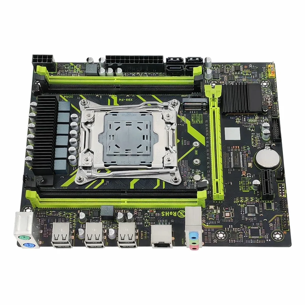 Płyta główna X99 DDR4 LGA2011 X99 P4 H55 Chipset Gigabit Ethernet X99 Płyta główna do gier z gniazdami M.2 NVME/NGFF