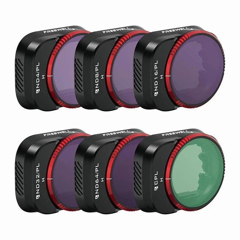 Filtry Freewell Bright Day do DJI Mini 3 Pro/Mini 3 (6-pak)