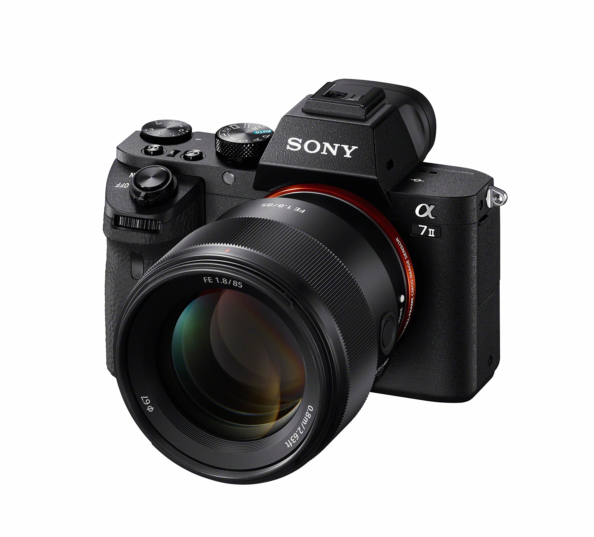 Sony SEL85F18 85 mm F/1,8-22 średni teleobiektyw stałego aparatu Prime, czarny
