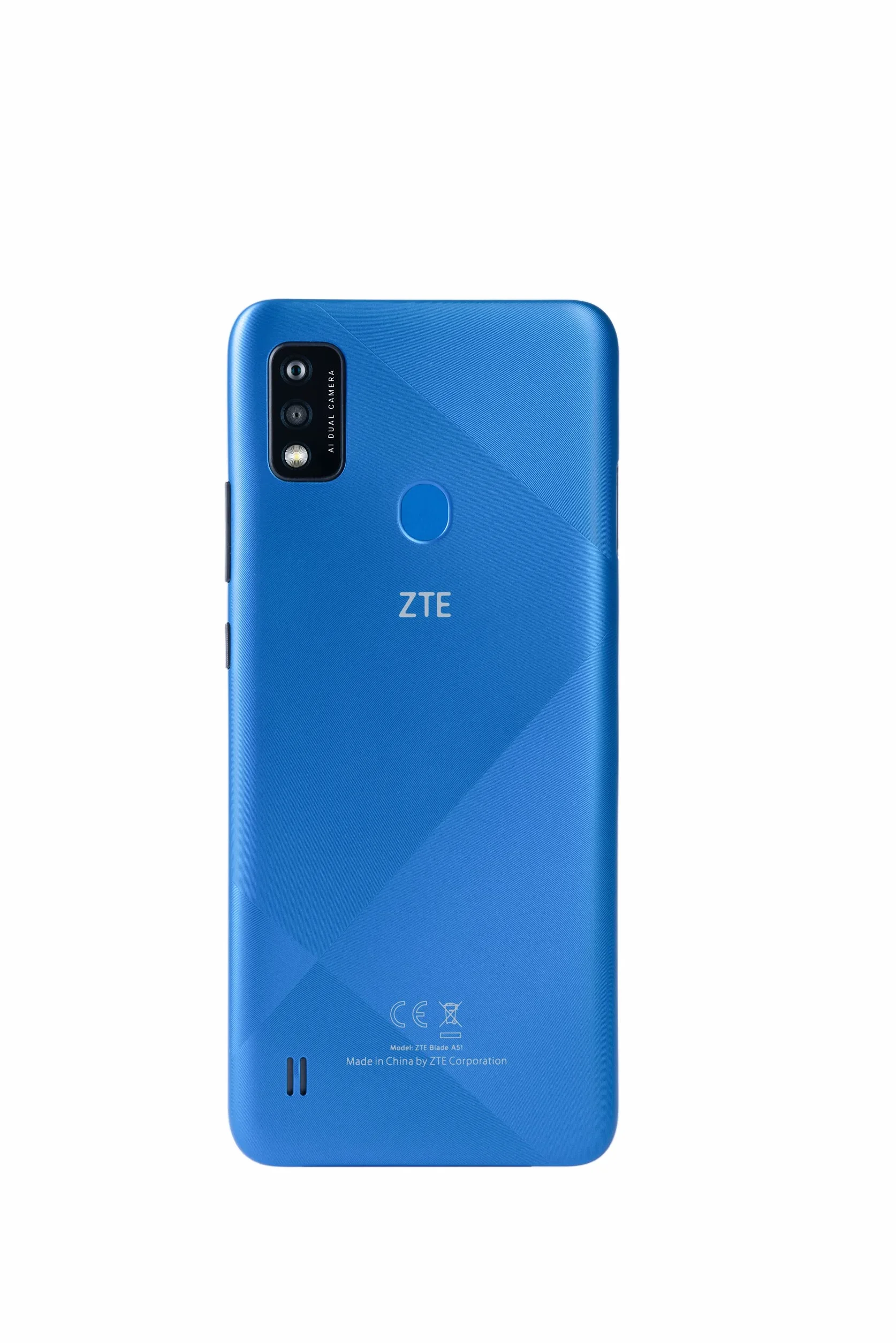 ZTE Blade A51 smartfon 6,52 cala HD + ekran, 13 MP + 2 MP Dual Camera, 2 GB + 32 GB pamięci, niebieski kolor.
