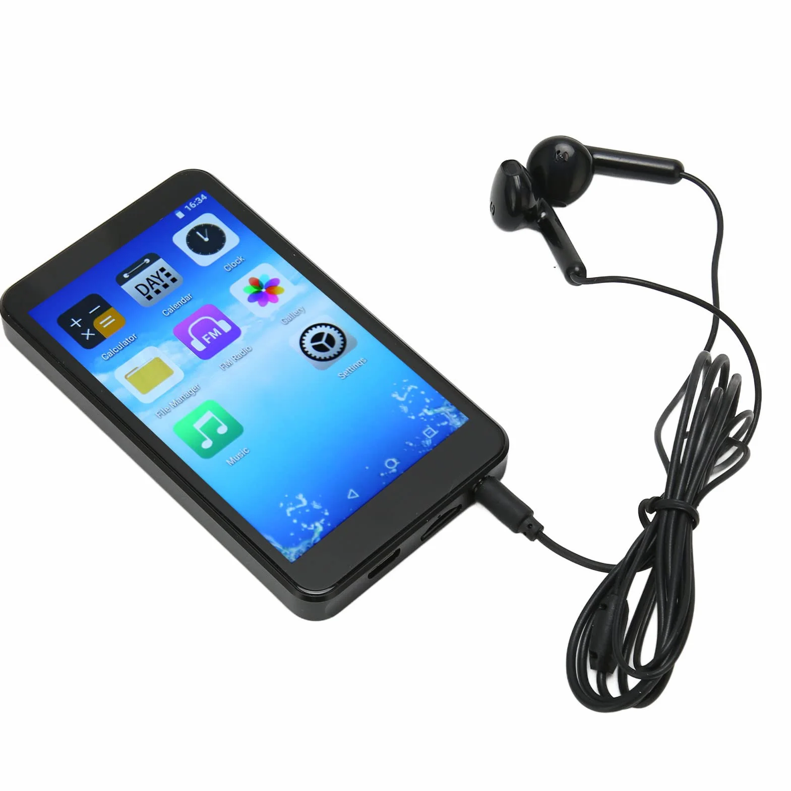 Odtwarzacz MP4, ekran dotykowy IPS, redukcja szumów, dyktafon Bluetooth z odtwarzaniem, bezstratny odtwarzacz muzyki Hifi z radiem E Book do pobrania aplikacji, dla studentów, dzieci, seniorów, 32 GB