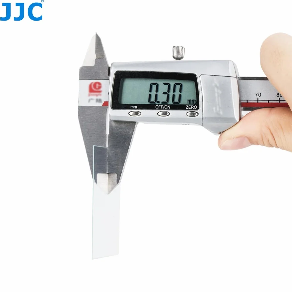 JJC Osłona ze szkła hartowanego o grubości 0,3 mm, kompatybilna z aparatem bezlusterkowym Ricoh GRIV, GR IV, GR4, osłona ekranu 9H, ochrona przed kurzem, zarysowaniami, odciskami palców