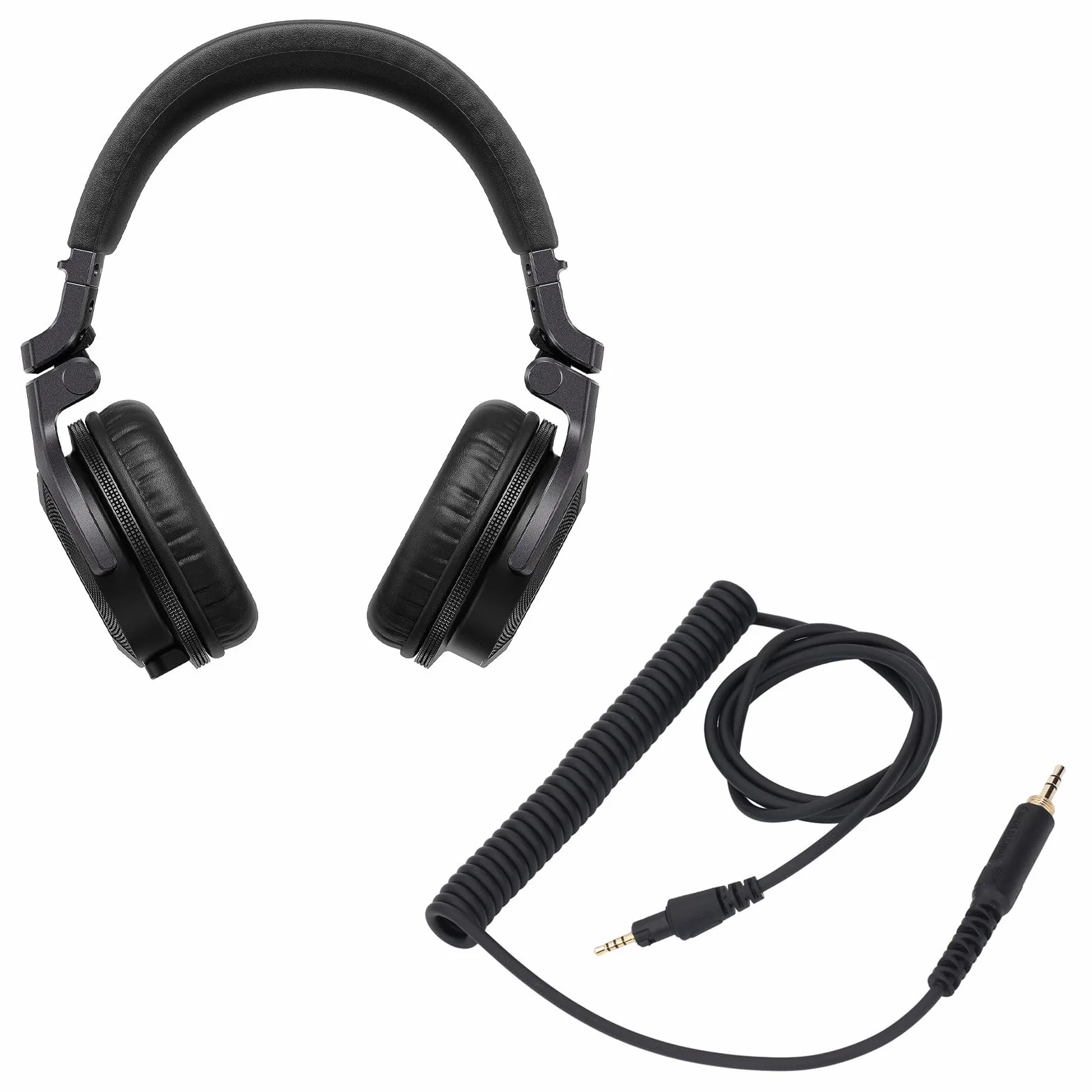 Kabel Spiralny do Pioneer DJ HDJ-CUE1 HDJ-CUE1BT HDJ-X5 HDJ-X7 HDJ-S7, Przedłużacz Zastępczy Kabla Audio, z Adapterem 6,5 Mm