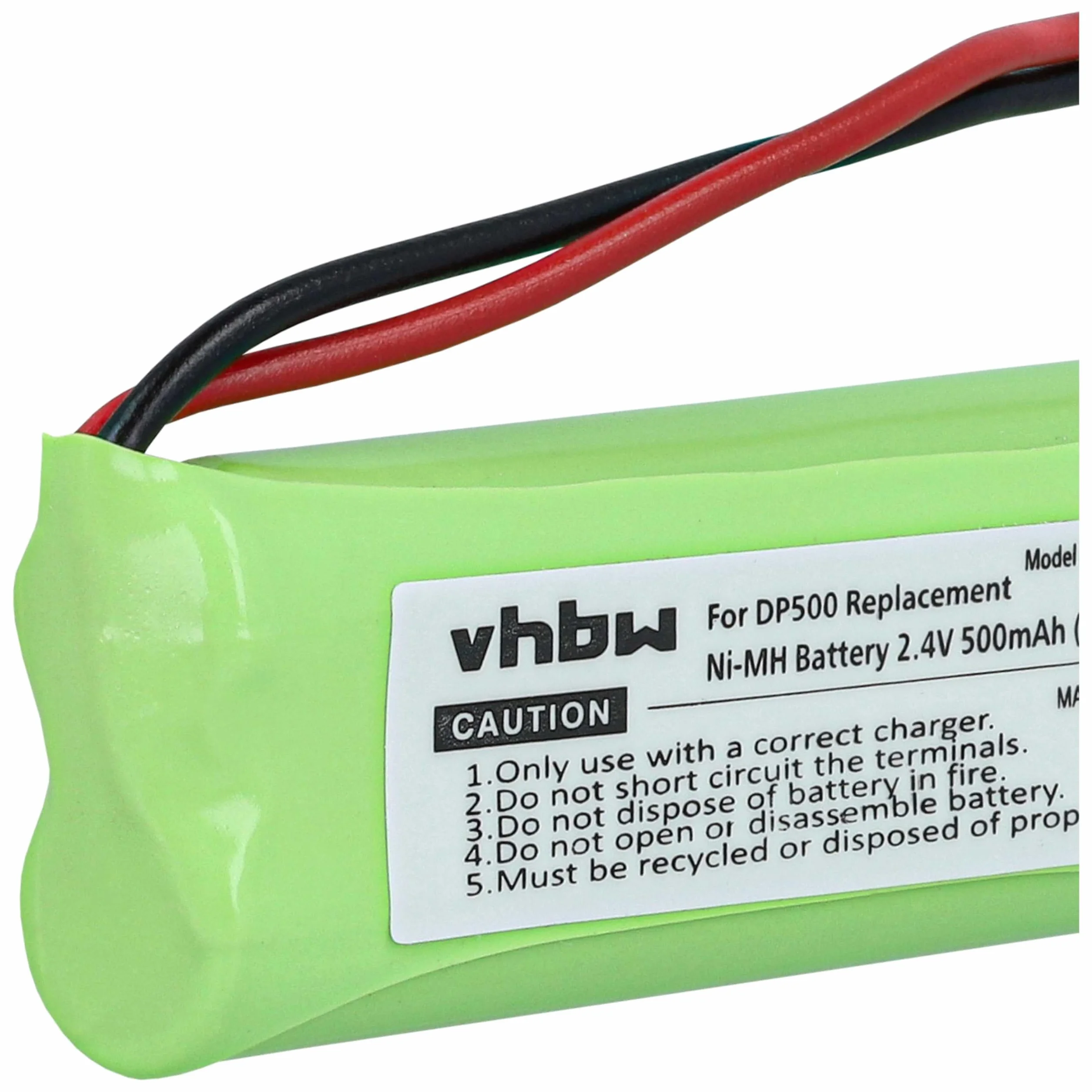 vhbw 10 x bateria zamienna do GPHC05RN01, GP1010, VTHC04RN00, VT50AAAALH2BMJZ do bezprzewodowego telefonu stacjonarnego (500 mAh, 2,4 V, NiMH)