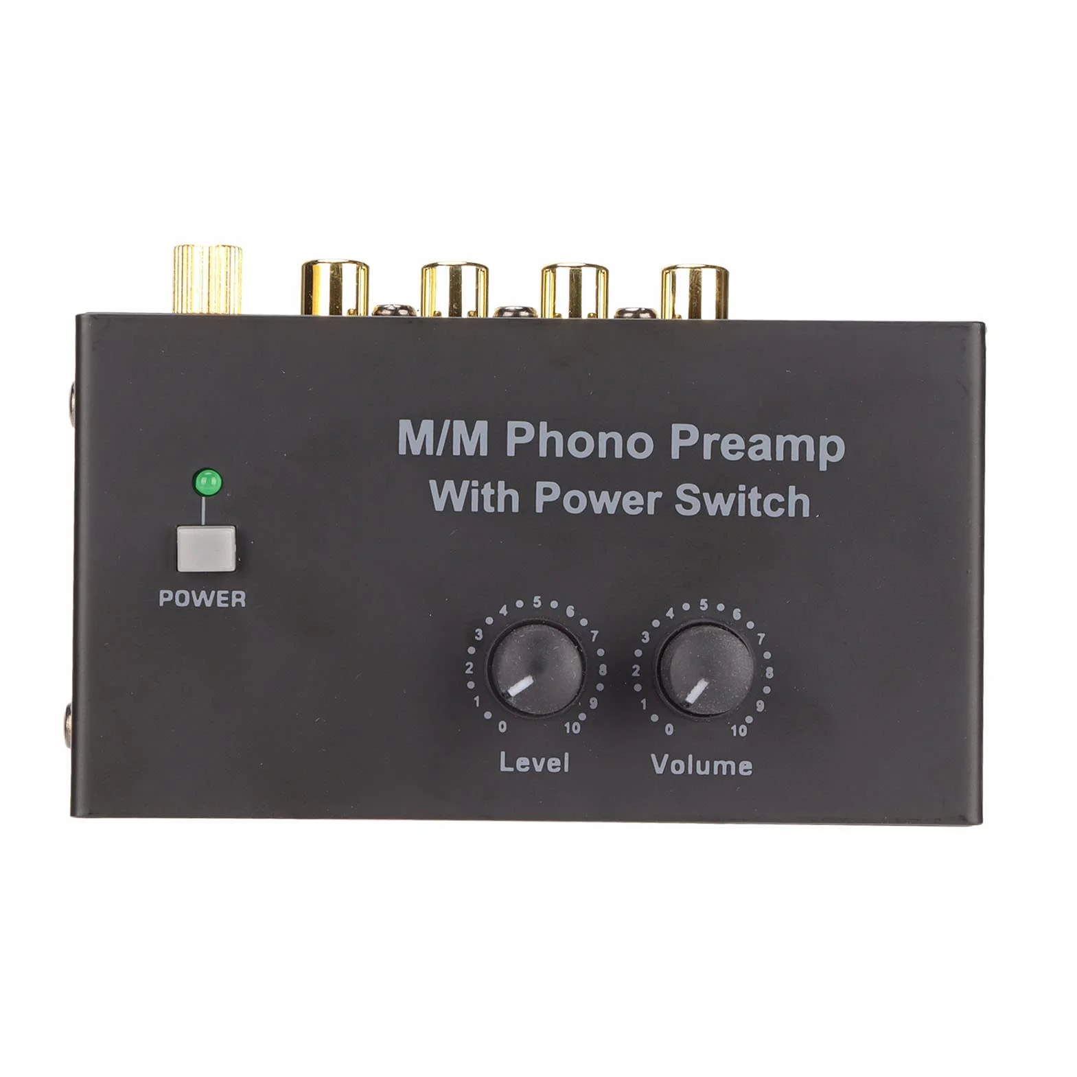 Profesjonalny Przedwzmacniacz Gramofonowy PP500P o Niskim Poziomie Hałasu, Przedwzmacniacz Gramofonowy, Adapter DC 12 V, Funkcja Plug and Play dla Gramofonu