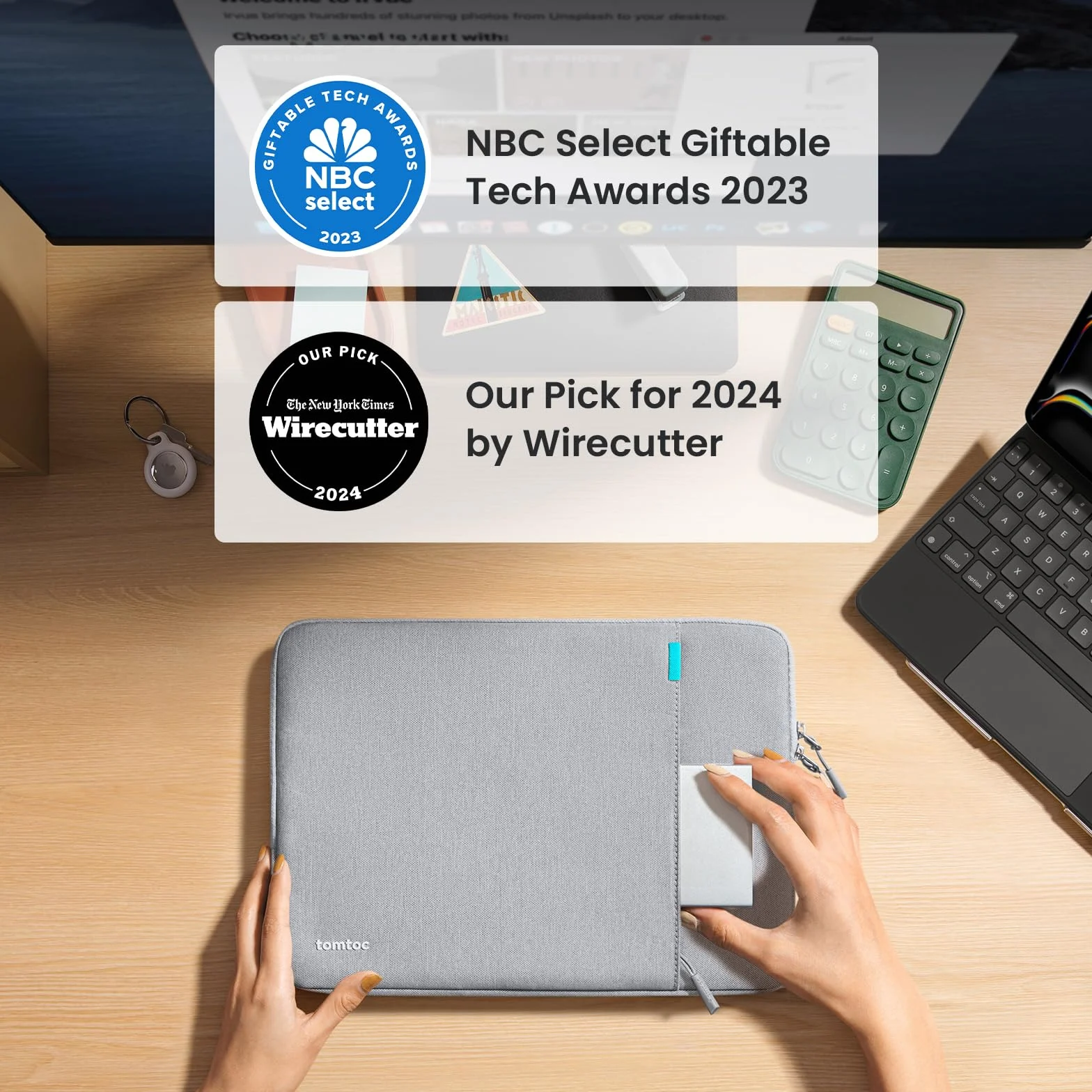 tomtoc Pokrowiec ochronny 360° na tablet, do iPada Air M3/M2 11” 2025-2024 i iPada (A16), iPada Pro M4 OLED 2024 11”, iPada Pro M2 i M1, 10,9” iPada 10 i iPada Air 5, z klawiaturą Magic/Smart Keyboard