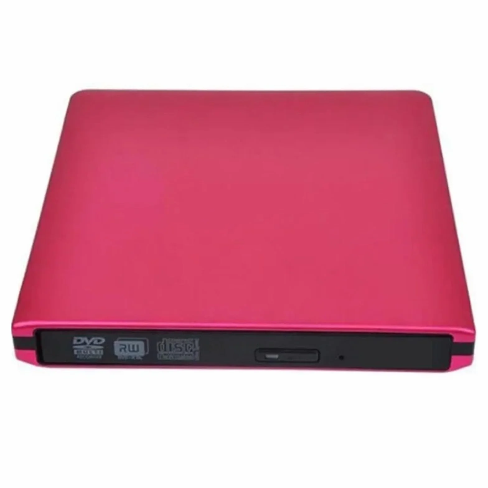 Nagrywarka Blu-Ray UHD 4K USB3.0 Zewnętrzna Nagrywarka Optyczna DVD RE/ROM Odtwarzacze Blu-Ray 3D Writer Reader łAtwy W UżYciu(Red)