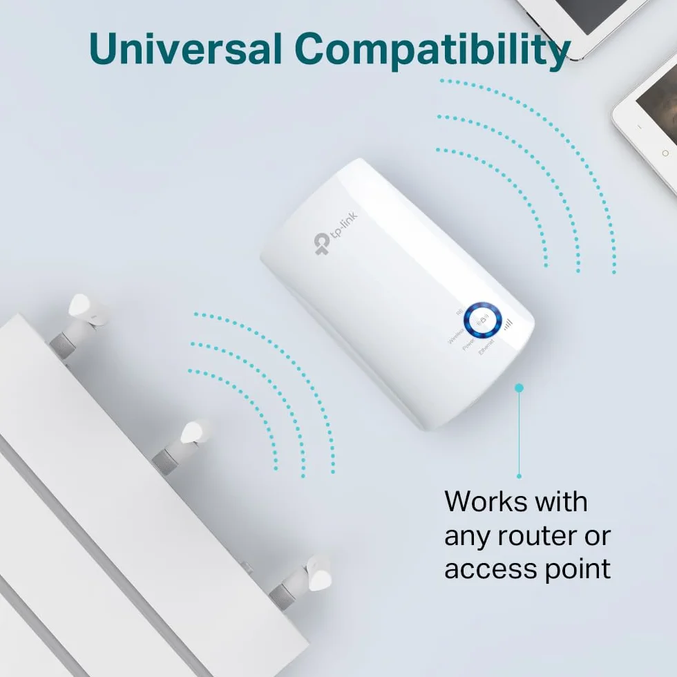 TP-Link TL-WA850RE Wzmacniacz sygnału Wi-Fi N300 2.4GHz Ethernet WPS