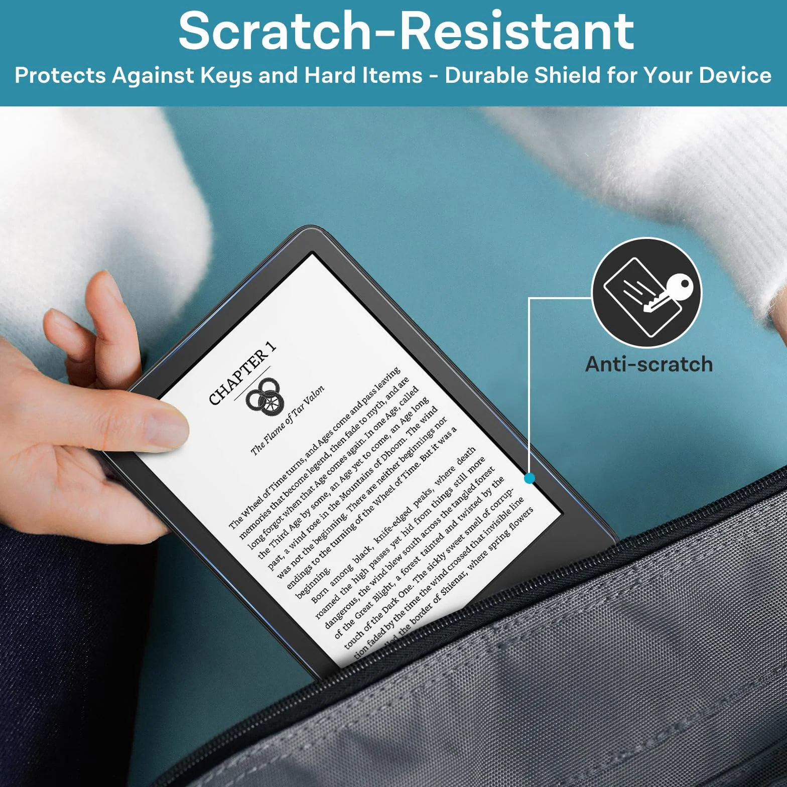 CoBak Matowa Ochrona Ekranu do Kindle 11. Generacji 2024/2022, Kobo Nia, PocketBook – Folia PET 3 sztuki