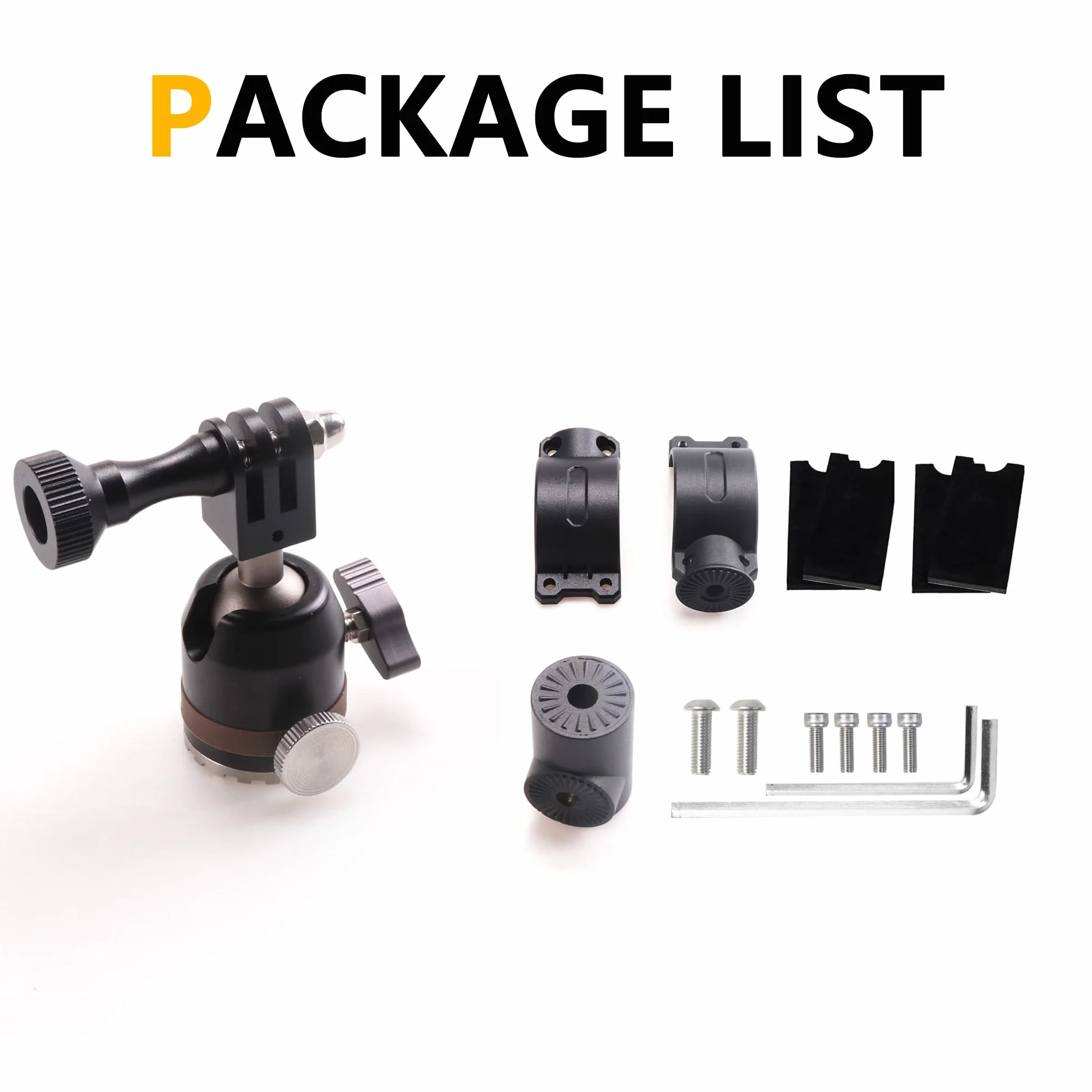 Uchwyt na kamerę UTV ATV kompatybilny z GoPro do rolki 1,7-2", aluminiowy uchwyt na kamerę obrotową o 360° do wszystkich modeli GoPro, takich jak Hero 9, 8,7,5 4, GoPro Max, Insta360 itp