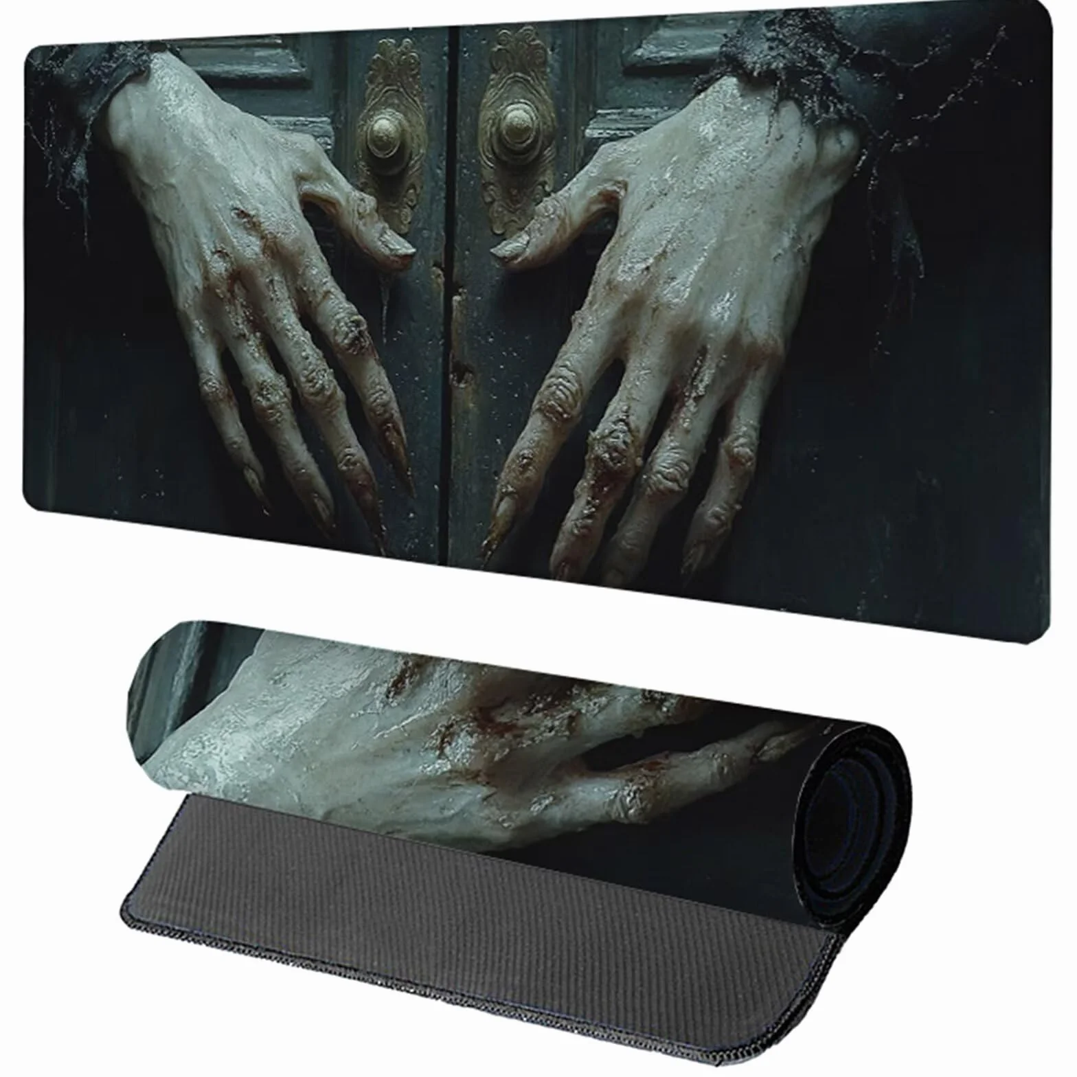 Podkładka Pod Mysz Biurko Szara XXL 1600x800x3mm, Abstrakcyjna Podkładka Pod Myszkę Do Gier, Poprawia Dokładność I Prędkość, Wodoodporna Podkładka Na Biurko Dla Graczy Akcesoria Do Komputera PC 2-4204