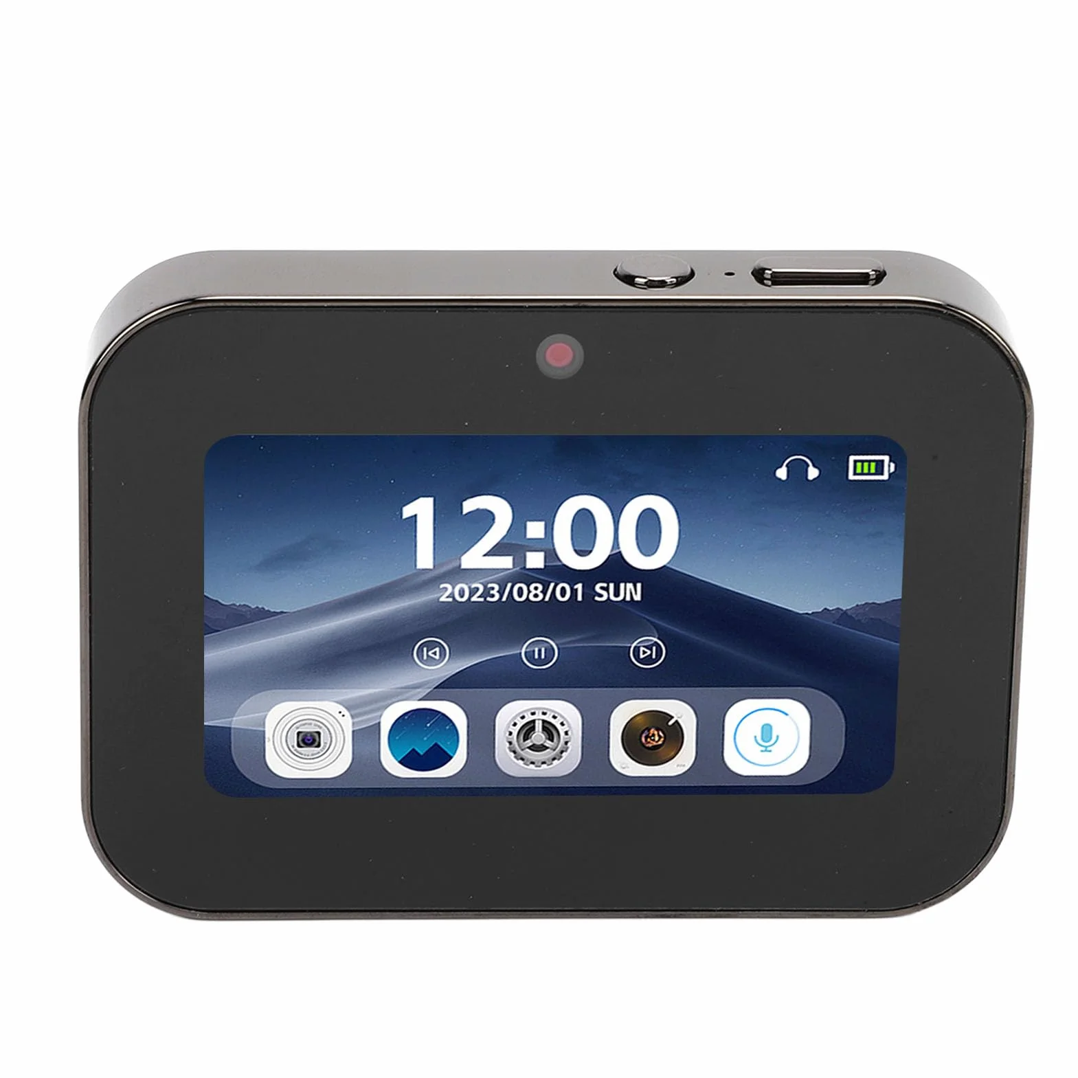 Cyfrowy Aparat Fotograficzny 4K, Mały Aparat 64 MP z Autofokusem do Trabela z Obiektywem do Selfie, Kompaktowa Kamera Wideo z lampą błyskową, funkcją Anti Shake (BLACK)