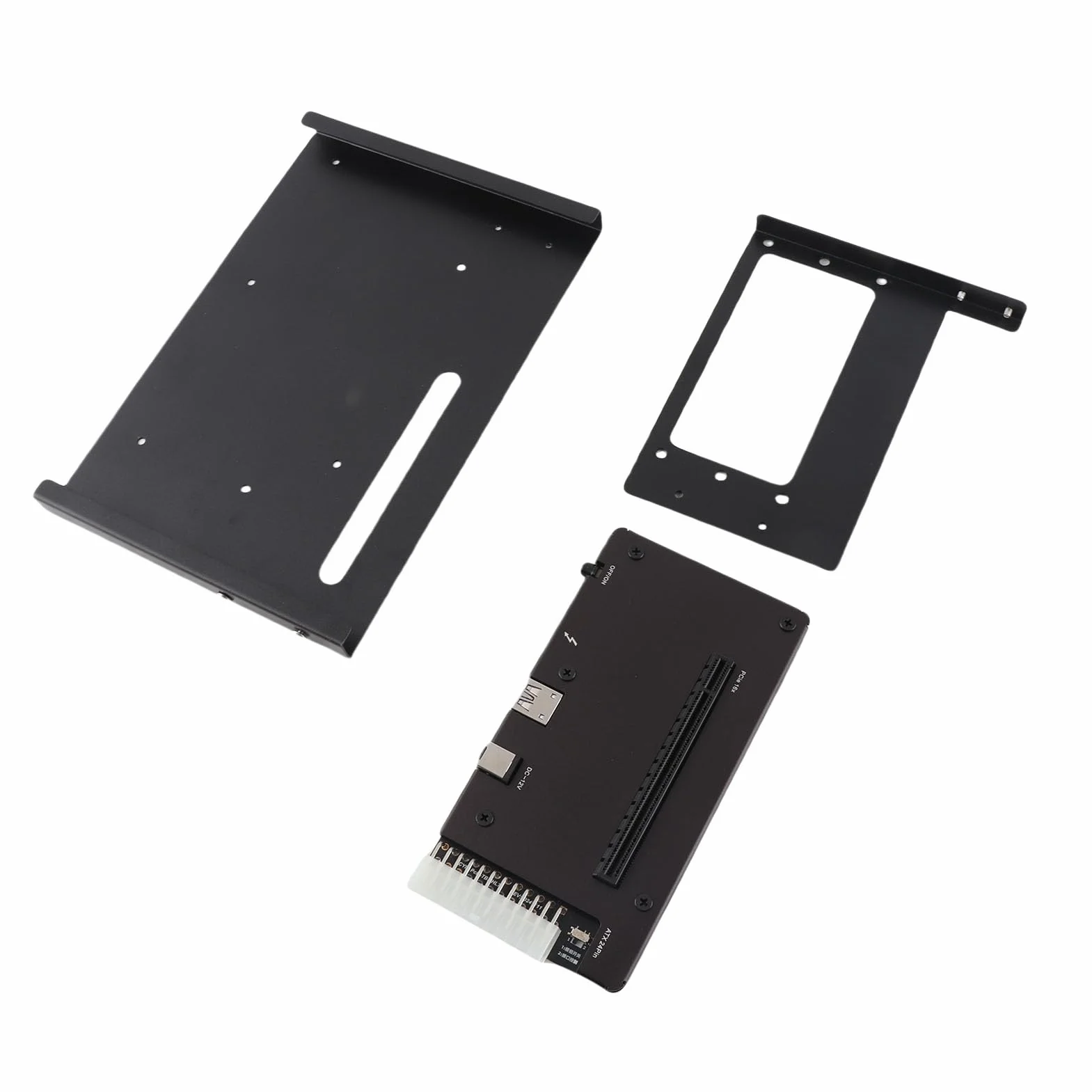 Naroote Stacja Dokująca Karty Graficznej, Zewnętrzna Stacja Dokująca GPU, z Gniazdem PCIE 16X dla 3 4 USB4, Pasująca do Karty Dźwiękowej PCIE SSD Serii RX 10G NIC