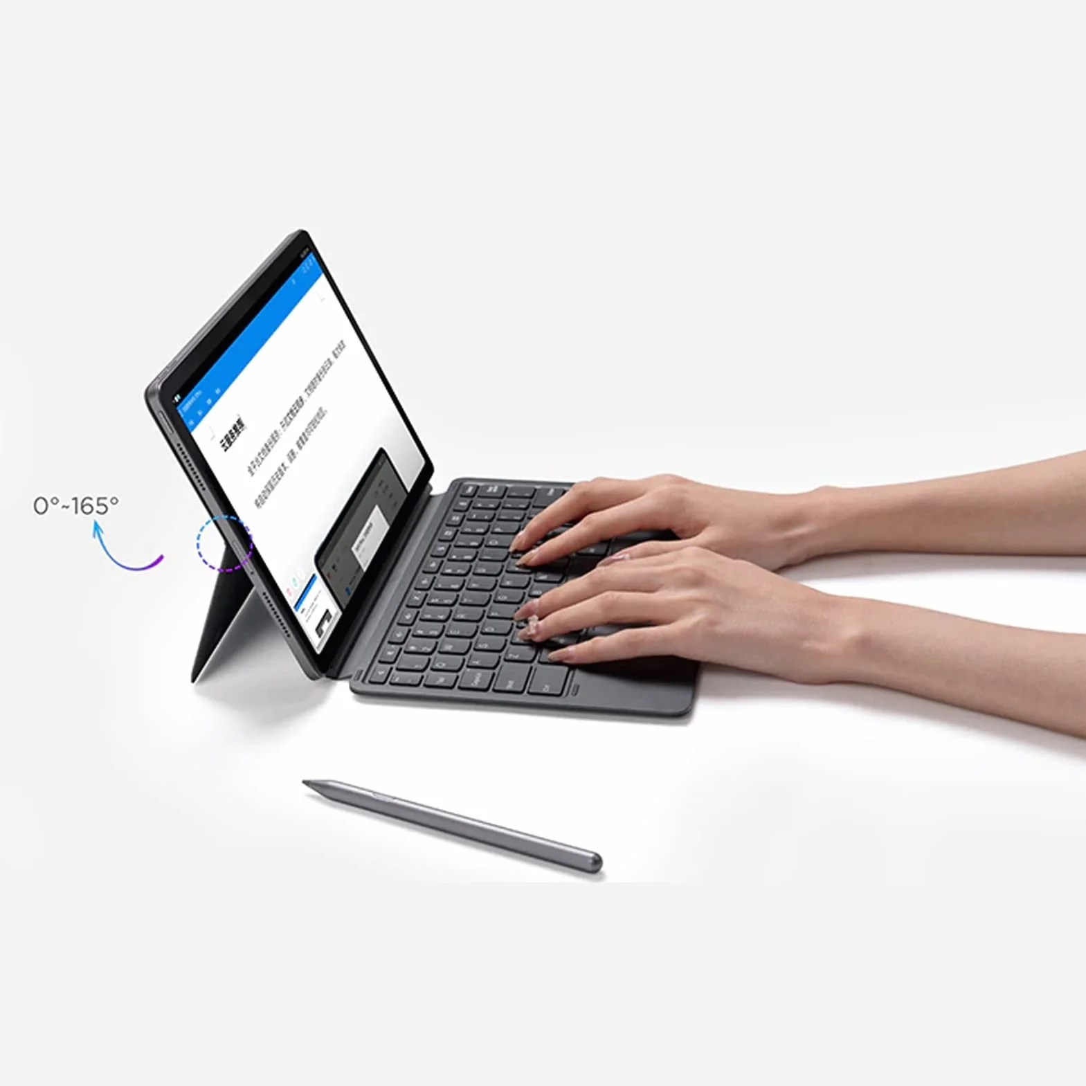 Etui na klawiaturę Tabletu do Xiaoxin Pad, Bezprzewodowa Klawiatura Magnetyczna z Touchpadem, 12 Klawiszy Skrótu, Regulowany Kąt, do 11,2 Cala Xiaoxin Pad Pro 2022