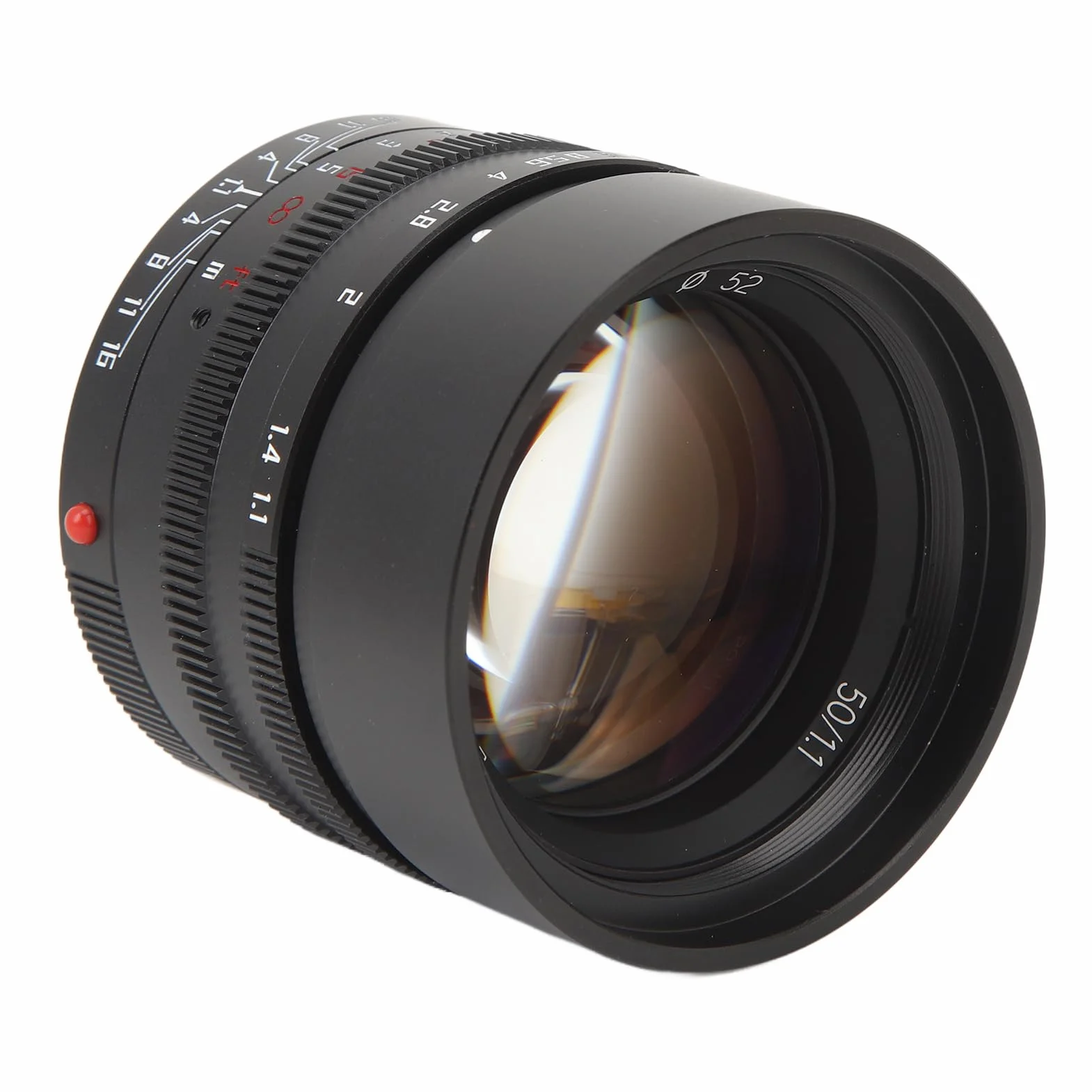 Obiektyw Stałoogniskowy 50mm F1.1-F16 o Dużej Przysłonie, Ręczny Obiektyw z Automatycznym Ustawianiem Ostrości do Aparatu M M240 M3 M6 M7 M8 M9 M9p M10