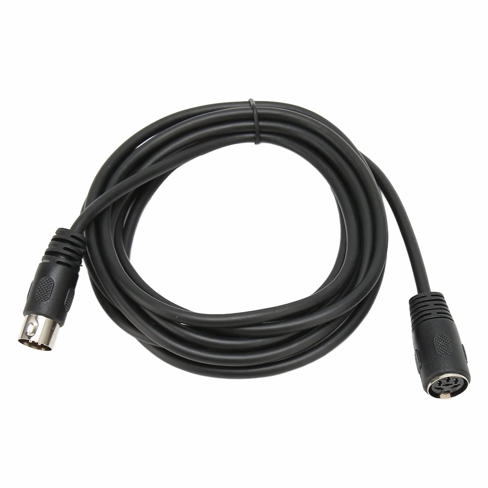 6-pinowy Przedłużacz DIN, 6-pinowy Wtyk DIN Męski na żeński Przedłużacz Sygnału Dźwiękowego do Połączenia Danych Kabel Adaptera AV do Cyfrowych urządzeń Dźwiękowych (/ 9,8