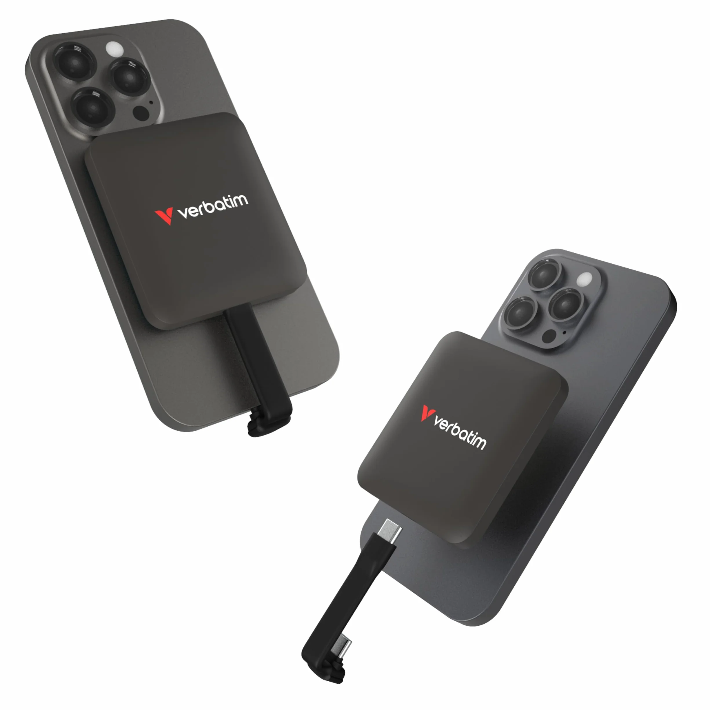 Verbatim Snapback SSD 512 GB, zewnętrzny dysk SSD, USB 3.2 Gen 2 x 2, odczyt do 1900 MB/s i zapis 1800 MB/s, przenośny zewnętrzny dysk twardy z kablem USB C 20 cm, do iPhone, Android, PC i Mac, Mocha