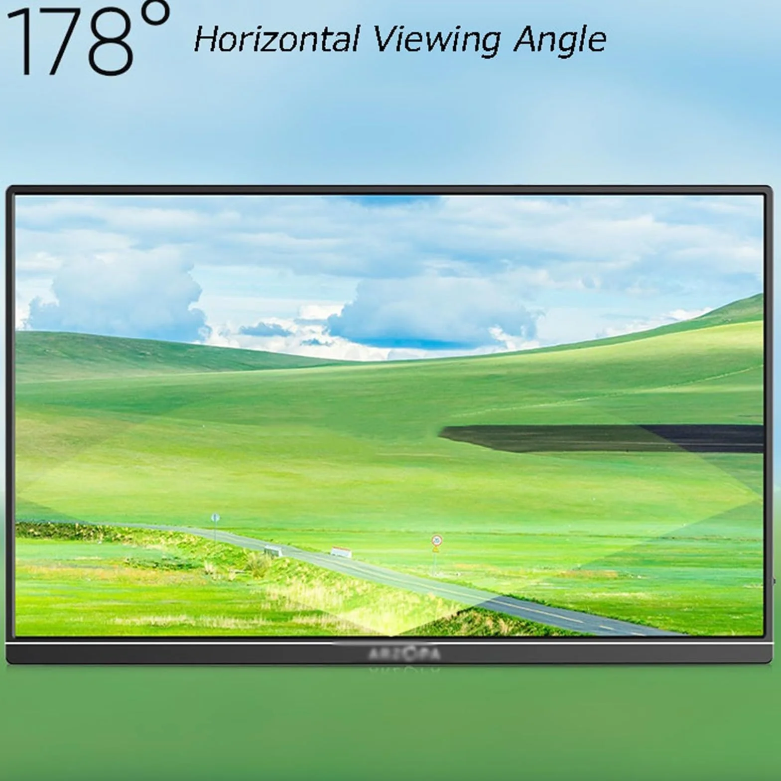 Ekran mobilny 17.3-calowy ekran zewnętrzny IPS 60 Hz dodatkowy laptopa FHD 1920 * 1080 rozdzielczość rozszerzenia konsoli do gier