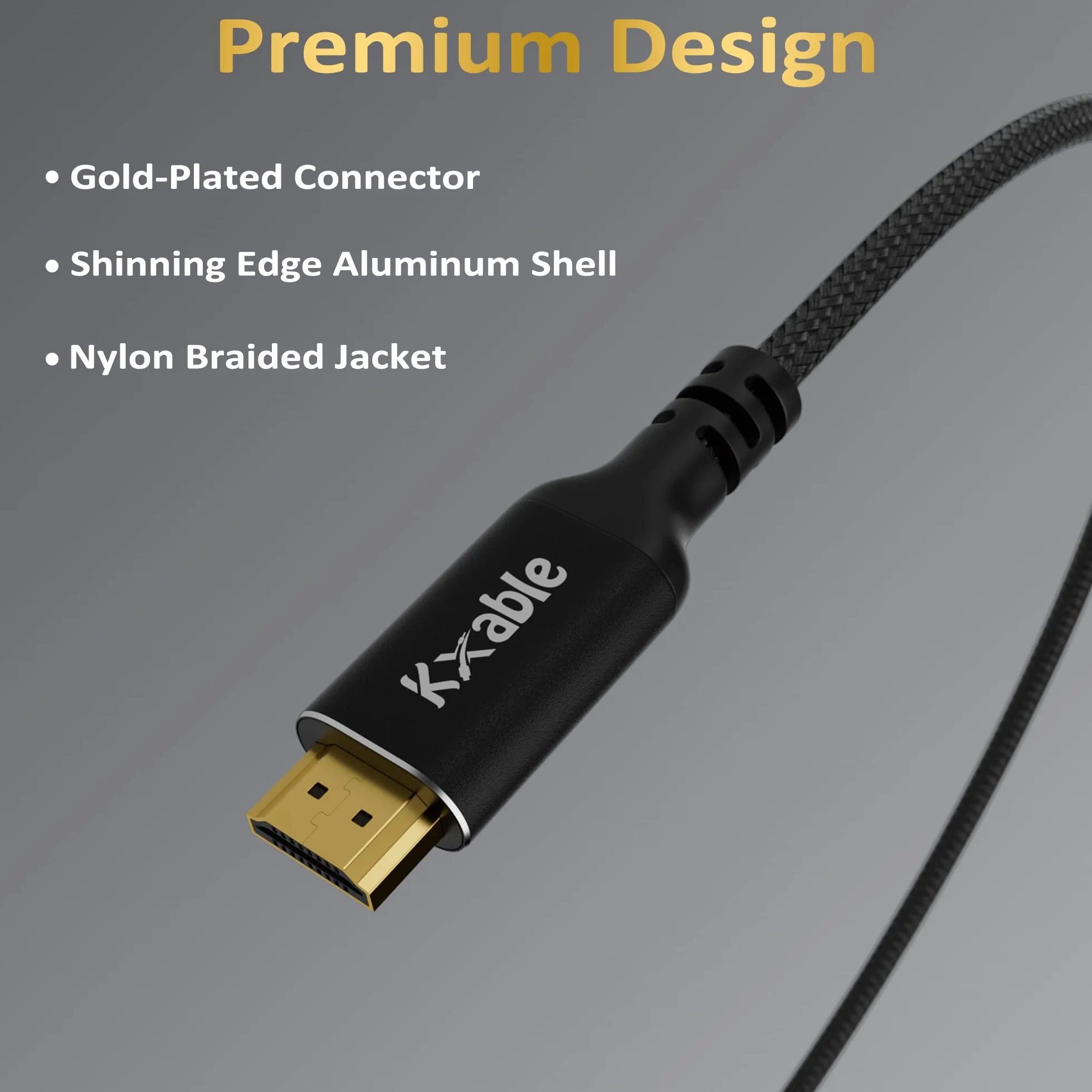 Kabel USB C na HDMI 2.1, 20 stóp, kabel USB 3.1 typu C na 8K HDMI, (8K przy 60Hz, 4K przy 120Hz), kompatybilny z Thunderbolt 3/4, do MacBook Pro, iPad Pro, Samsung Galaxy, Dell, HP i innych