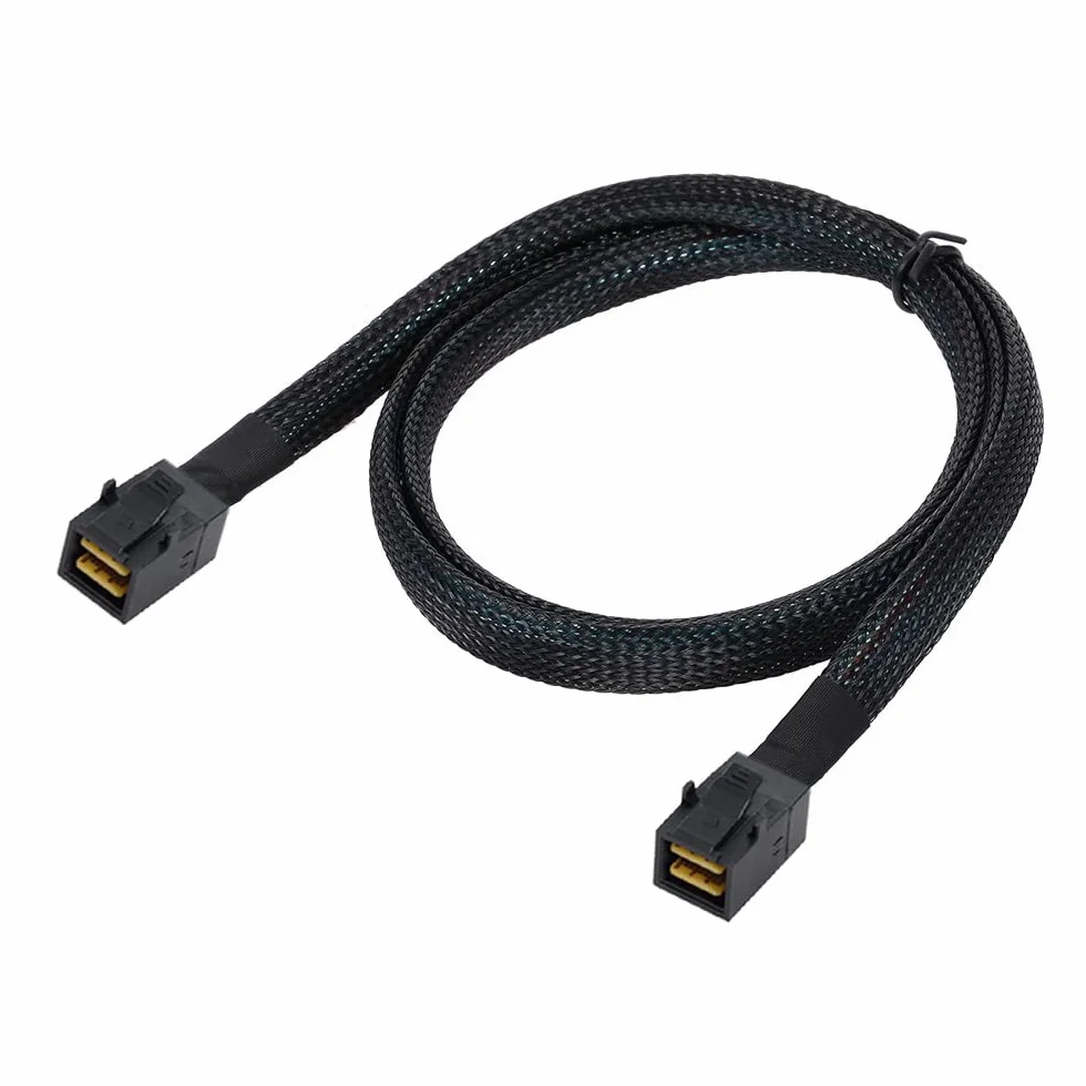 Wewnętrzny Mini SAS HD SFF-8643 do Mini SAS High Density HD SFF-8643 Przewód do serwera dyskowego RAID 50cm