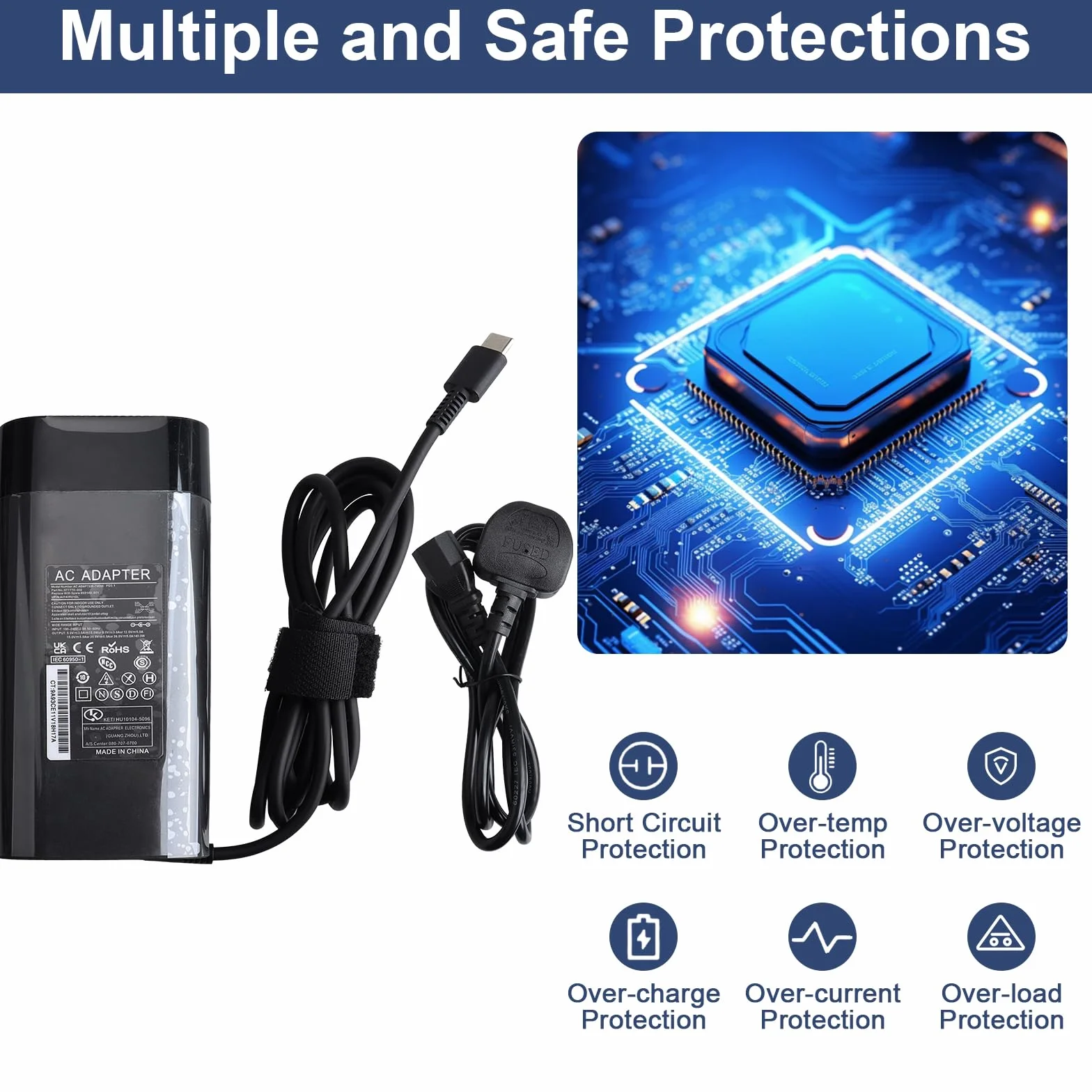 140 W USB C Laptop zasilacz do HP ZBook Ultra G1a 14" HP ZBook 8 G1i G1ak 14" 16", H P Omen Transcend 14, H P Z Book Firefly 14 16 G11 G10 Spectre X360 2-w-1 16-aa0023dx 004 7nr 7009997nr ładowarka