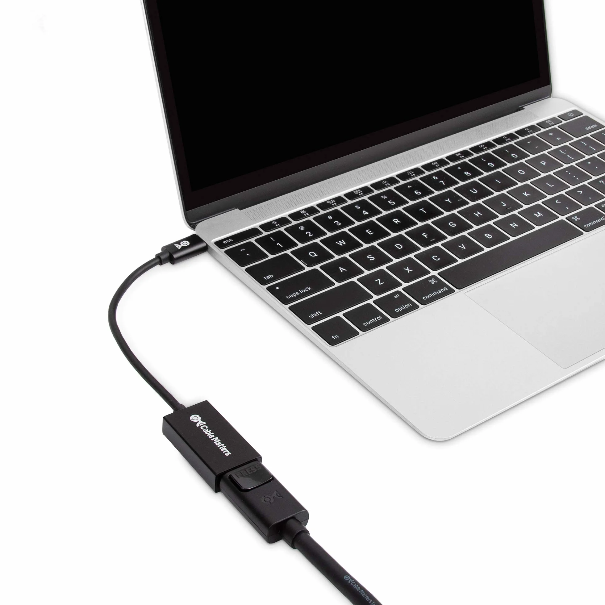 Cable Matters Jednokierunkowy Adapter USB-C do DisplayPort 1.4 32,4 Gbps | 8K@60Hz / 4K@240Hz, HDR, zgodny z Thunderbolt 4, USB4, iPad Pro, iPhone i MacBook