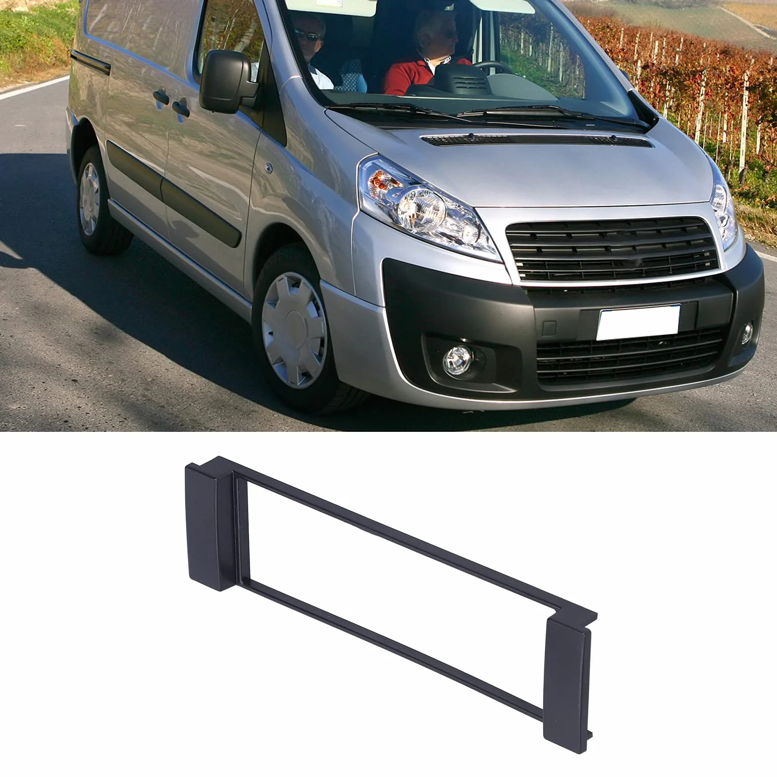 Samochodowa ramka wykończeniowa radia 1-Din Zestaw montażowy płyty samochodowej CD Audio Panel surround dla A3 (8L) 2001-2003