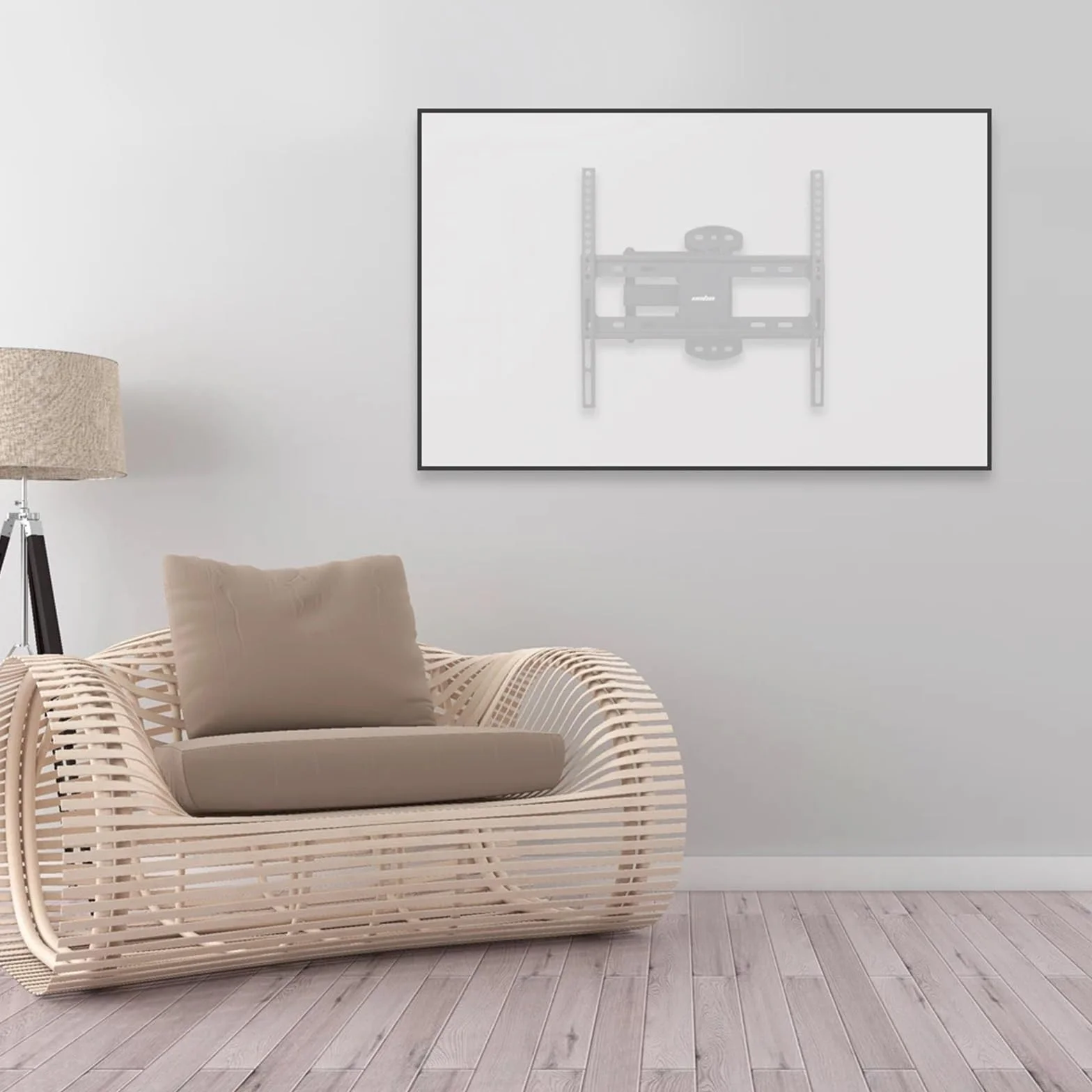 SCHIK Długie ramię uchwyt ścienny do telewizora narożny pełny ruch pochylenie obrotowy do 26-55 cali LCD LED 4K płaski telewizor duża pojemność 29,9 kg