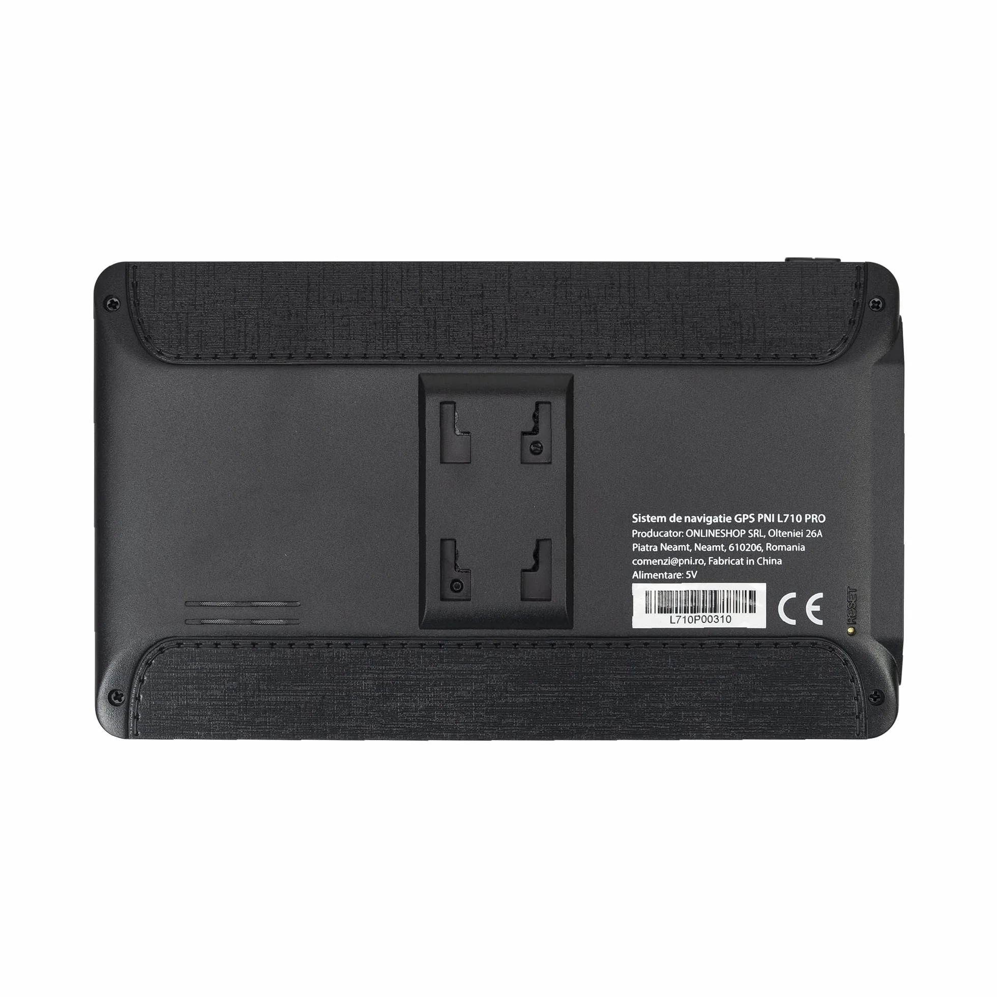 System nawigacji GPS PNI L710 PRO z osłoną przeciwsłoneczną, 7 cali, 800 MHz, 256 MB DDR, 16 GB pamięci wewnętrznej, nadajnik FM, w zestawie dwa zasilacze samochodowe