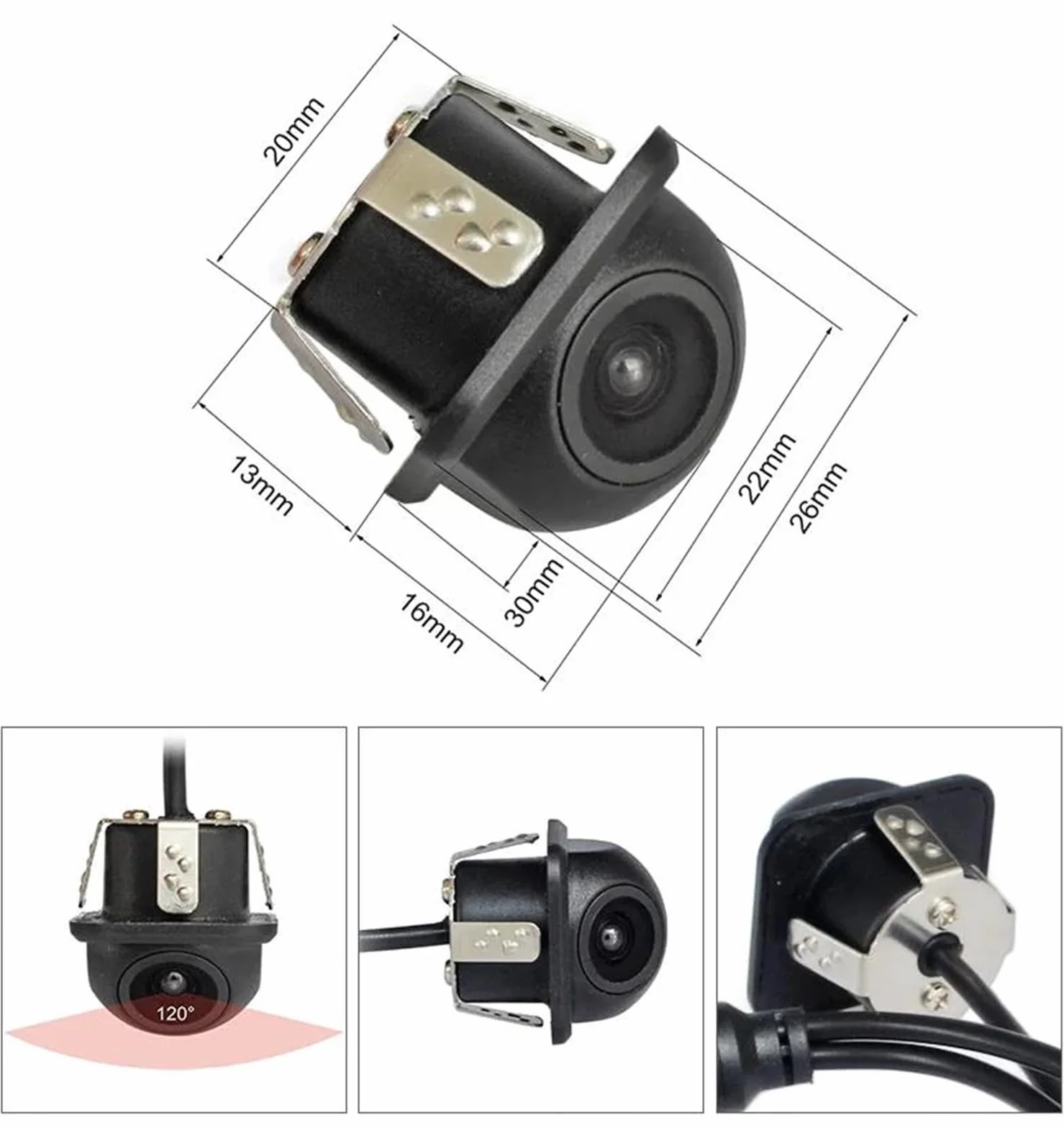 Samochodowa kamera cofania kamera cofania monitor cofania samochód mini kamera kamera cofania bezprzewodowy wyświetlacz LCD 5 HD