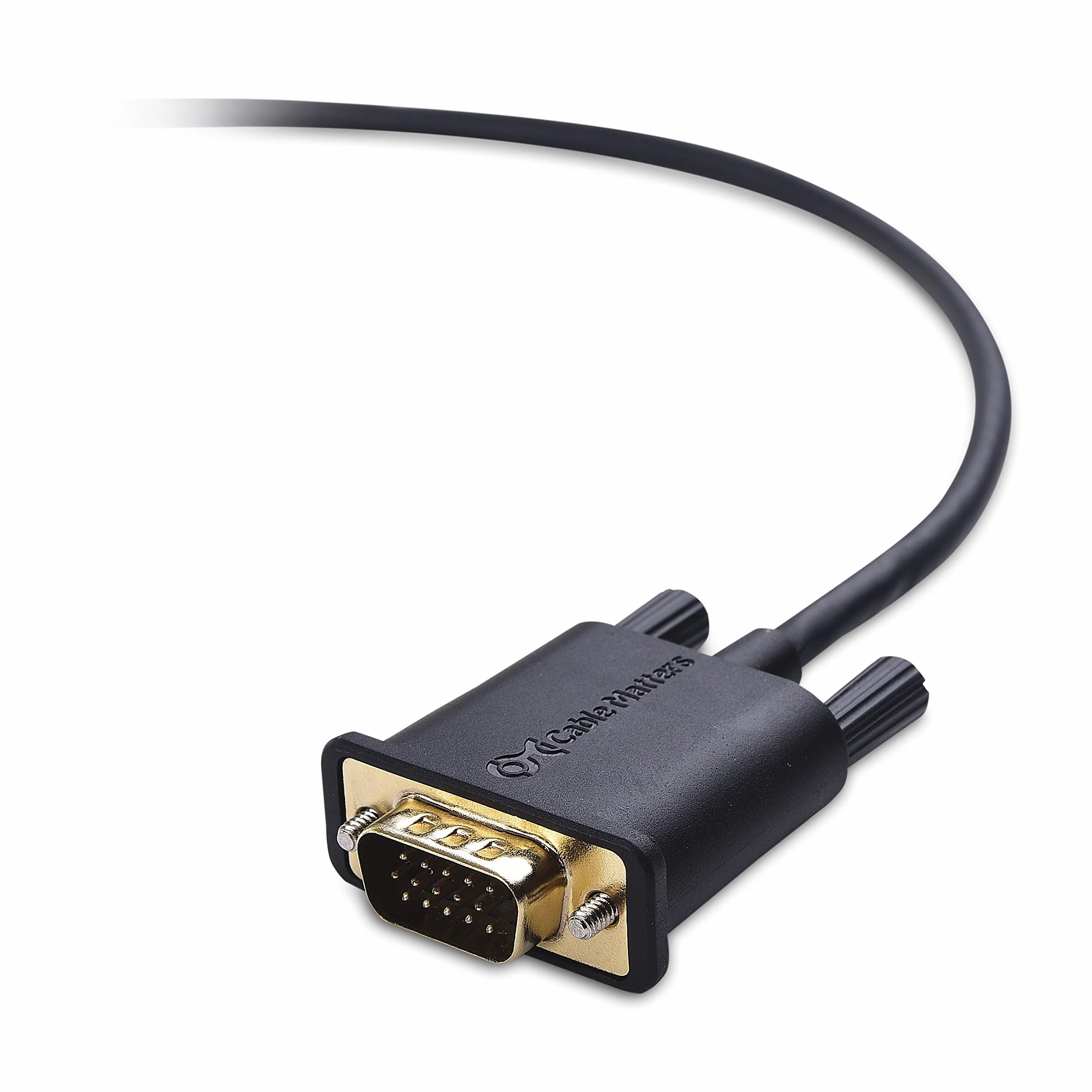 Cable Matters Kabel USB C do VGA (kabel USB-C do VGA) 1,8 m - port Thunderbolt 3 zgodny z MacBookiem Pro, Dell XPS 13/15, HP Spectre x360, Surface Book 2, Lenovo Yoga 910 i innymi