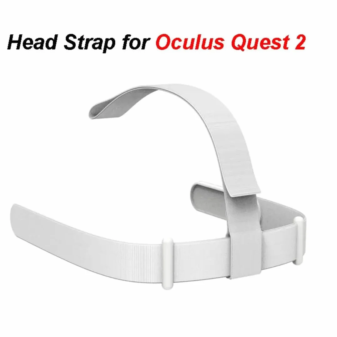 Pasek na głowę do Meta Quest 2, zapasowy pasek do Oculus Quest 2 VR, regulowana opaska VR