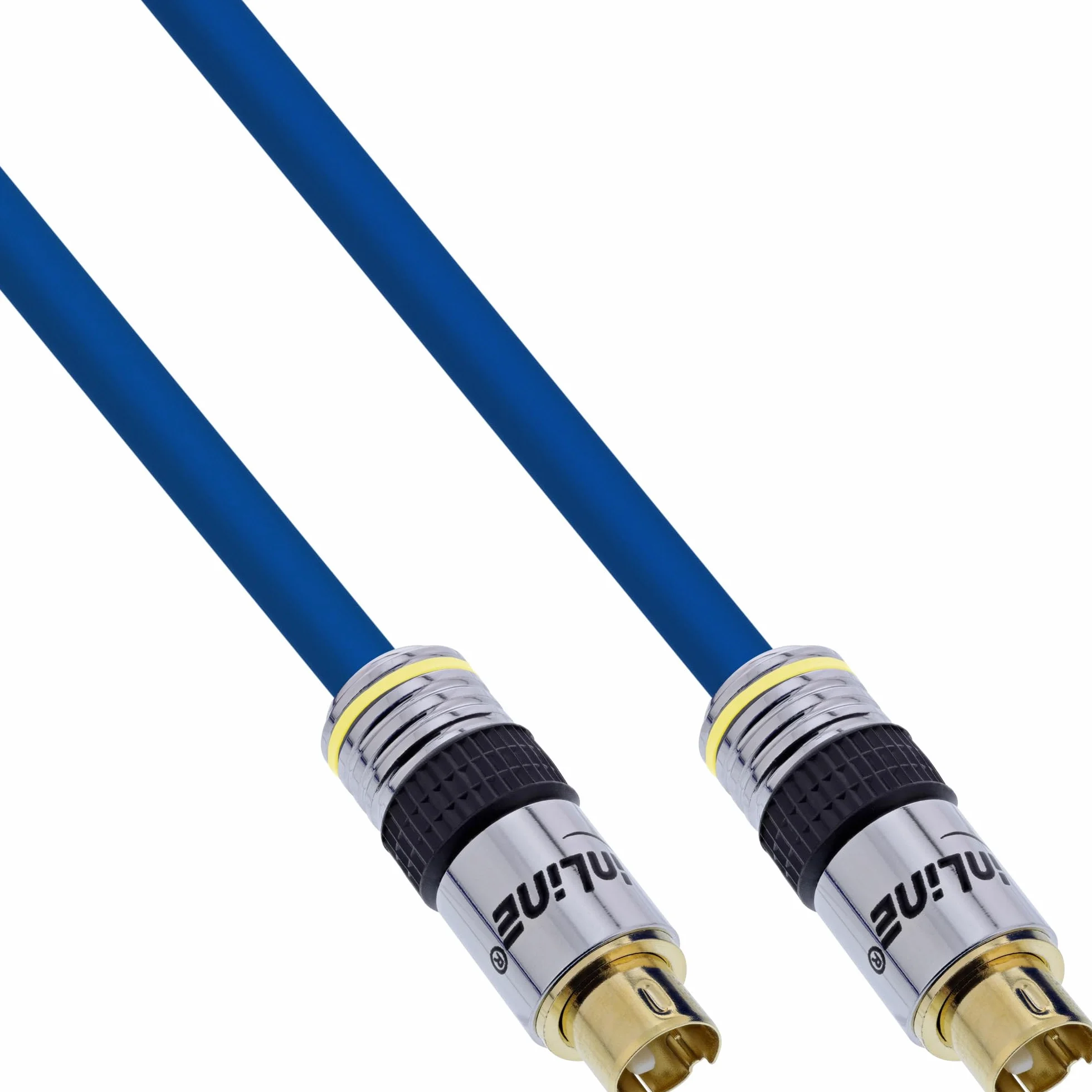 InLine 89946P S-VHS kabel, pozłacana wtyczka, 4-biegunowa mini DIN 3 m