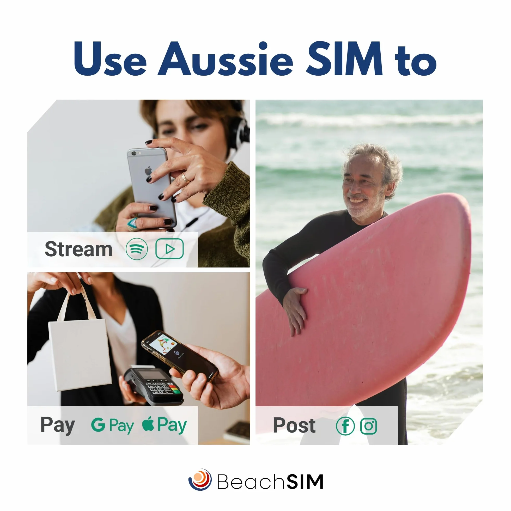 Karta SIM Lebara Australia przedpłacona na 30 dni, 25 GB, połączenia krajowe i międzynarodowe z rejestracją dowodu osobistego.